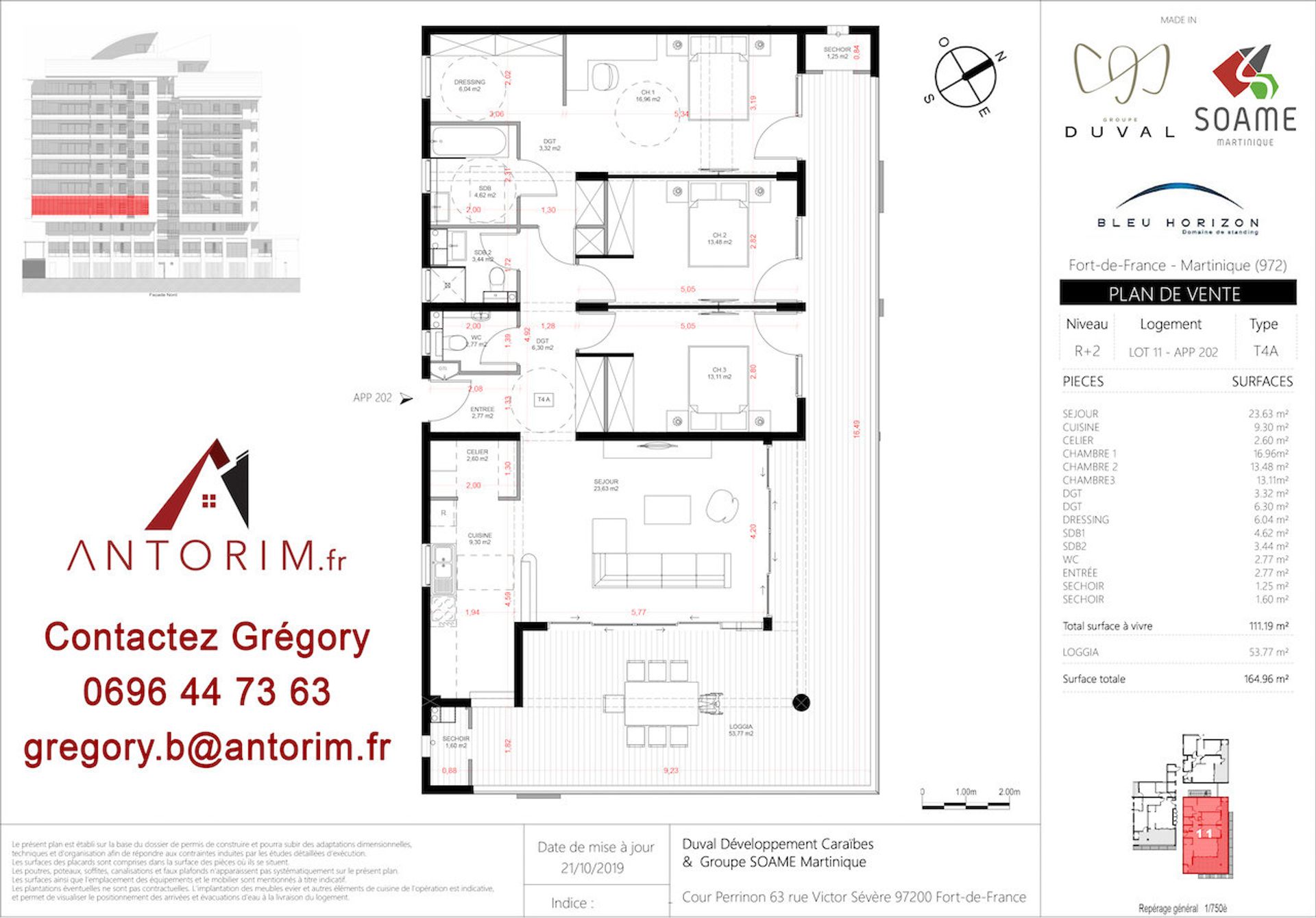 Condominio nel Cap Estate, Gros-Isolotto 10813376