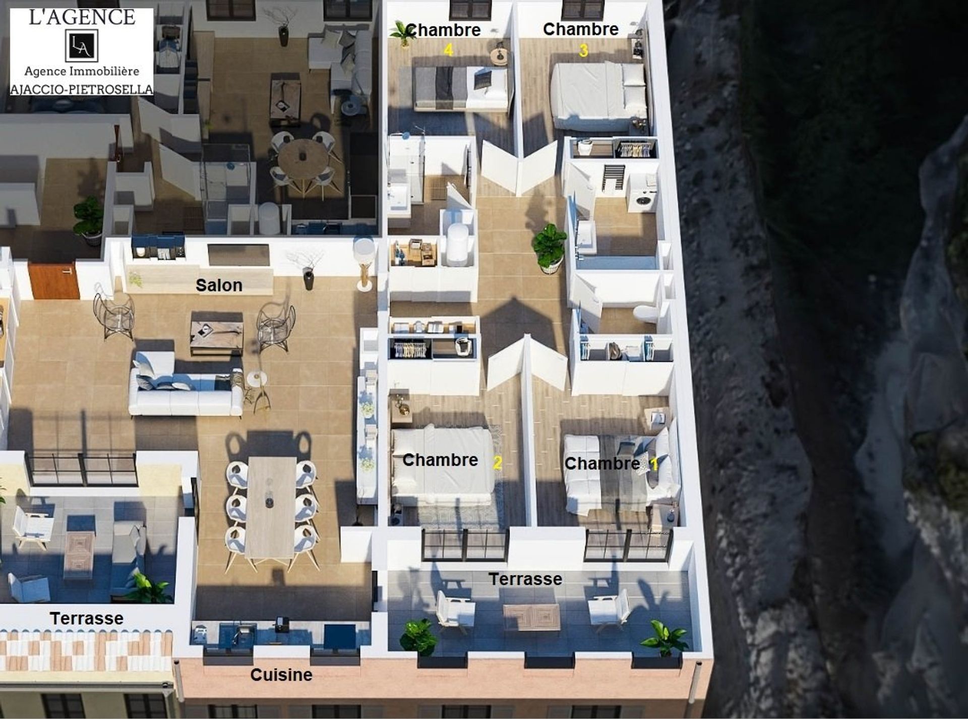 Condominium dans Bonifacio, Corse-du-Sud 10813537