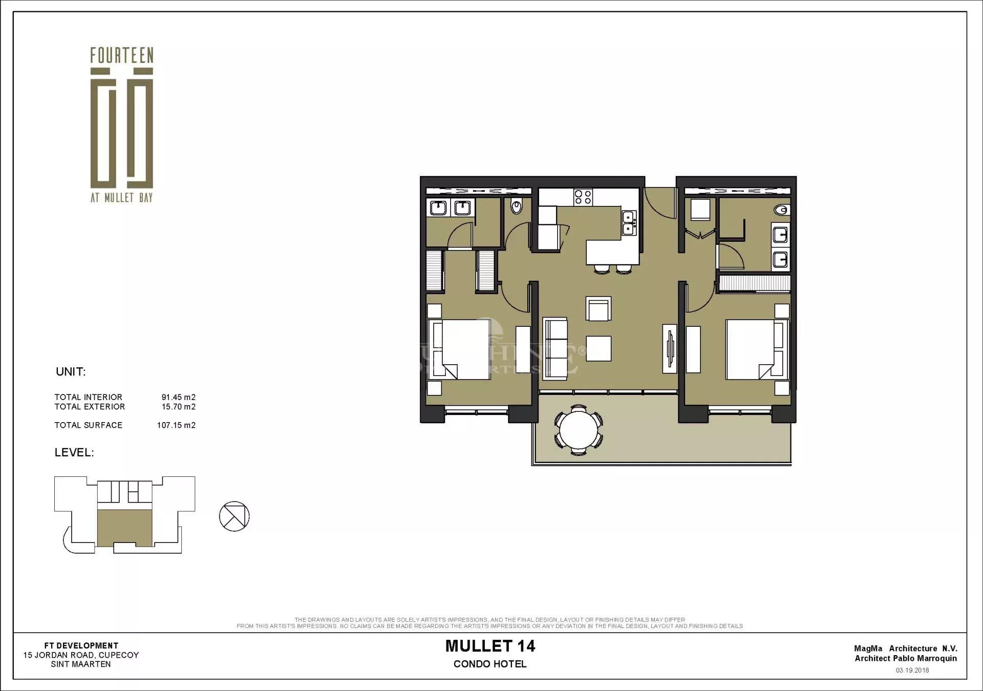 Condominium dans porte blanche, Saint-Paul Capesterre 10818581