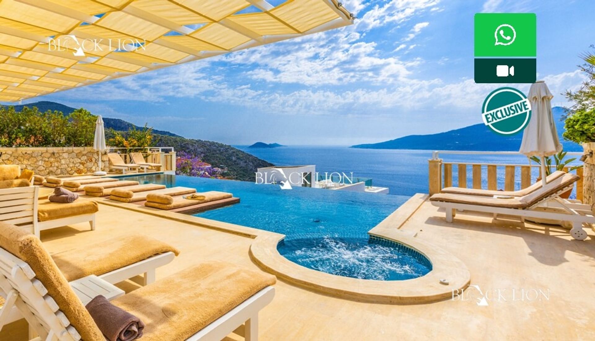 rumah dalam Kalkan, Antalya 10834965