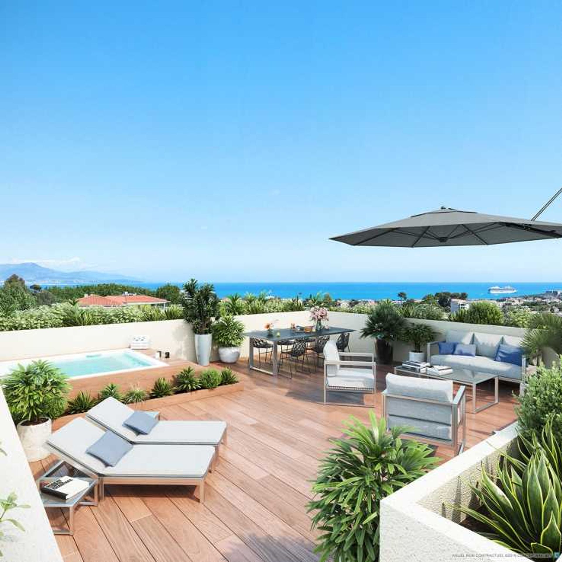 Osakehuoneisto sisään Antibes, Provence-Alpes-Cote d'Azur 10836504