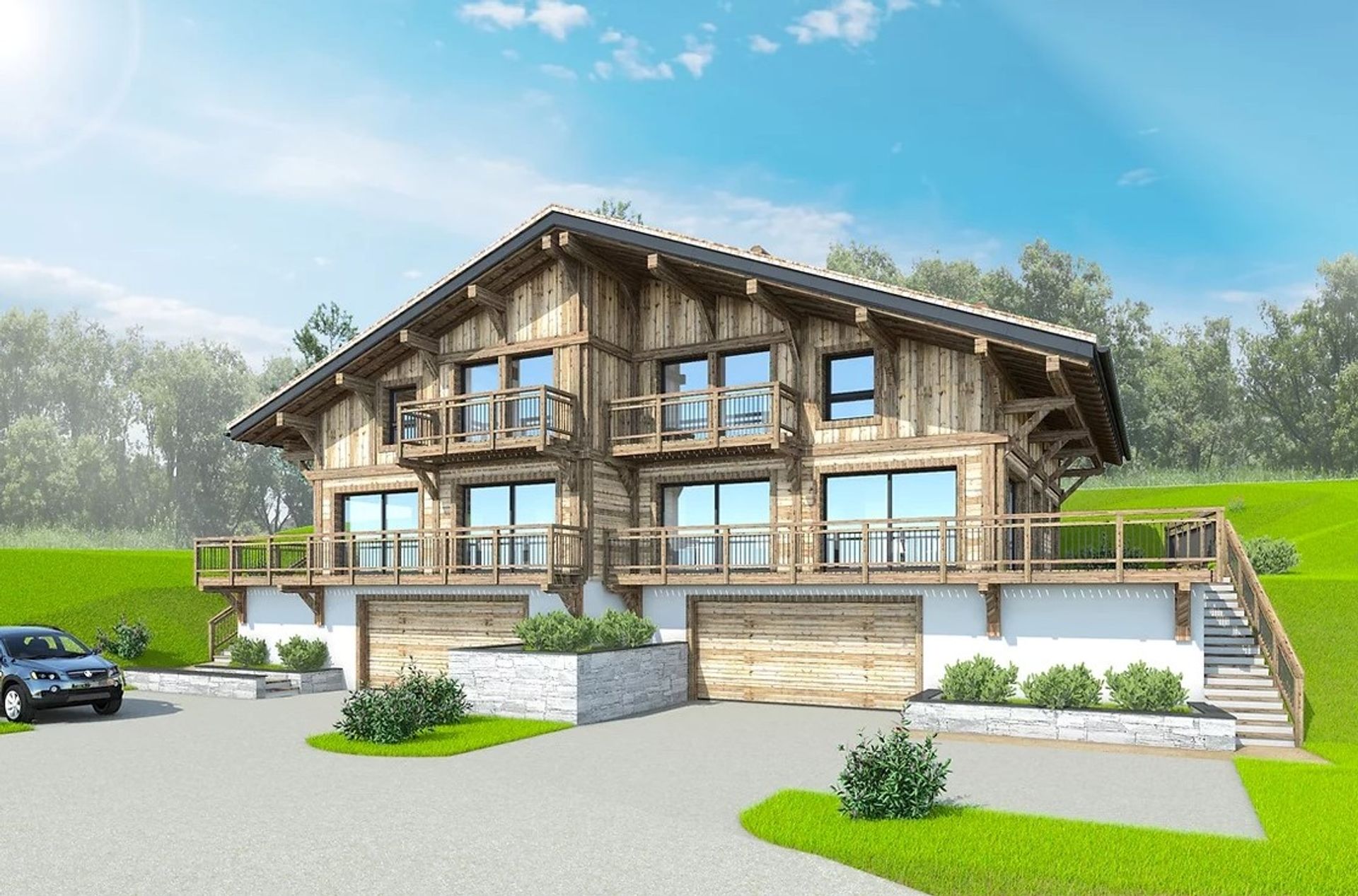 rumah dalam Megeve, Auvergne-Rhone-Alpes 10837013