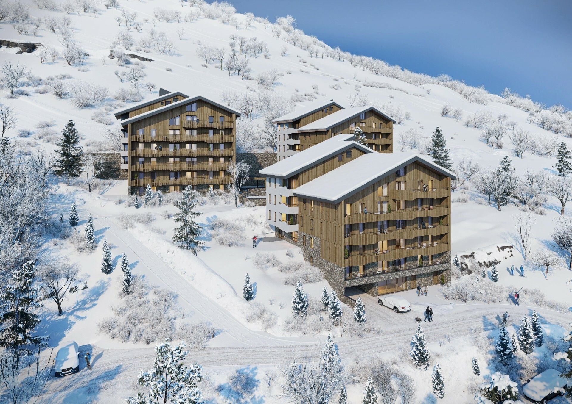 Condominio en huez, Auvernia-Ródano-Alpes 10844493