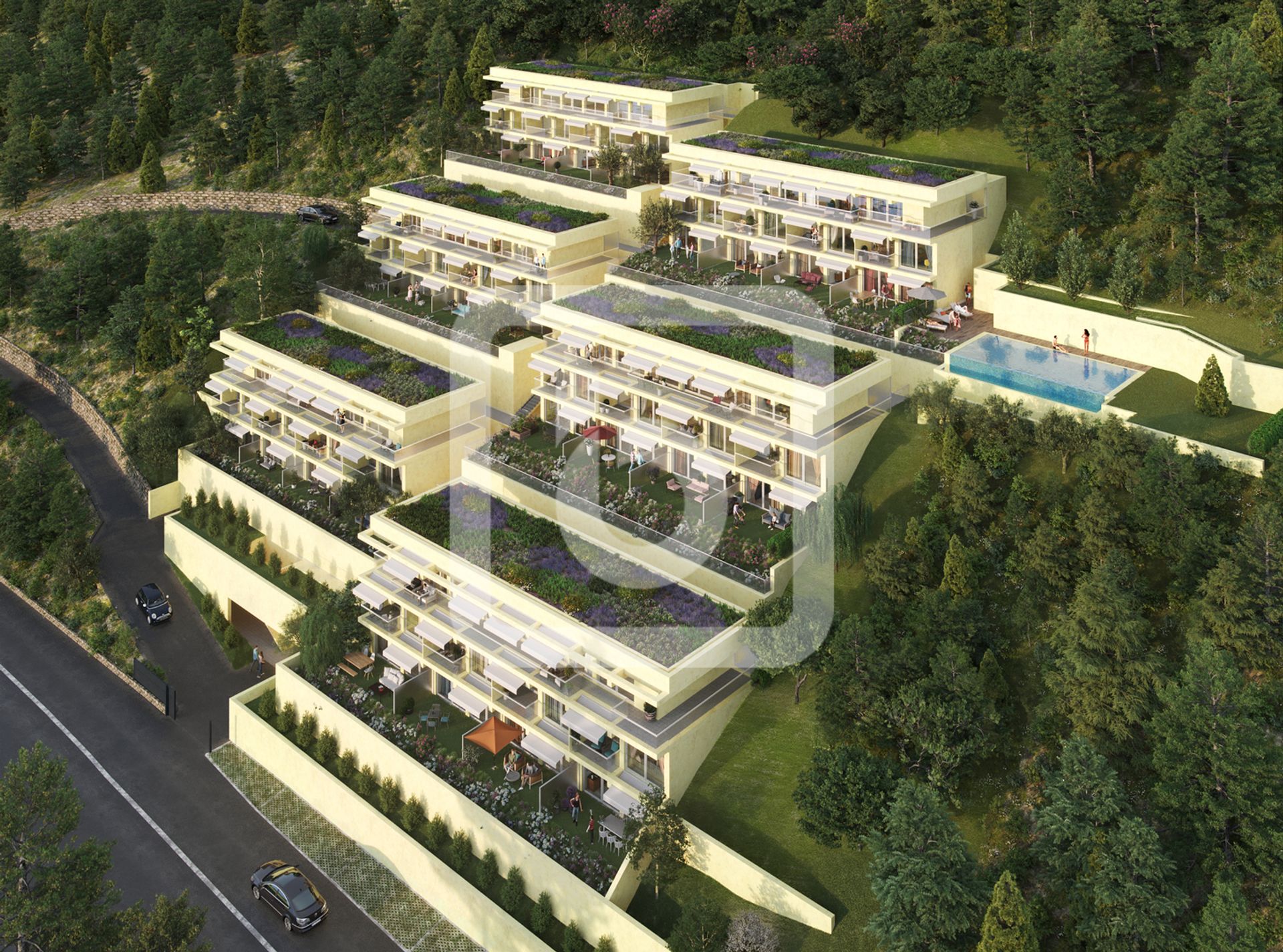 Kondominium dalam Eze, Provence-Alpes-Côte d'Azur 10845854