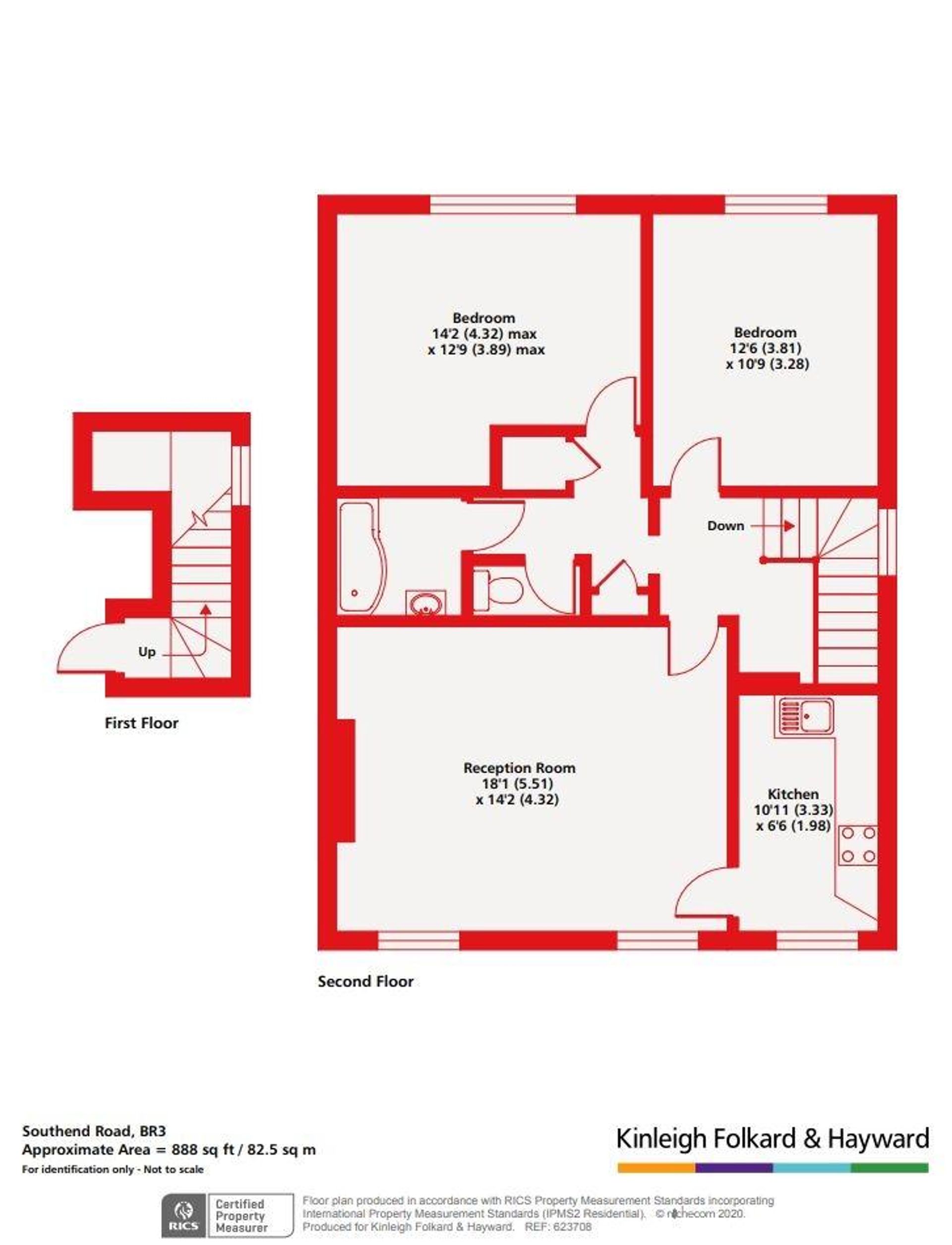 Osakehuoneisto sisään Beckenham, Bromley 10849818