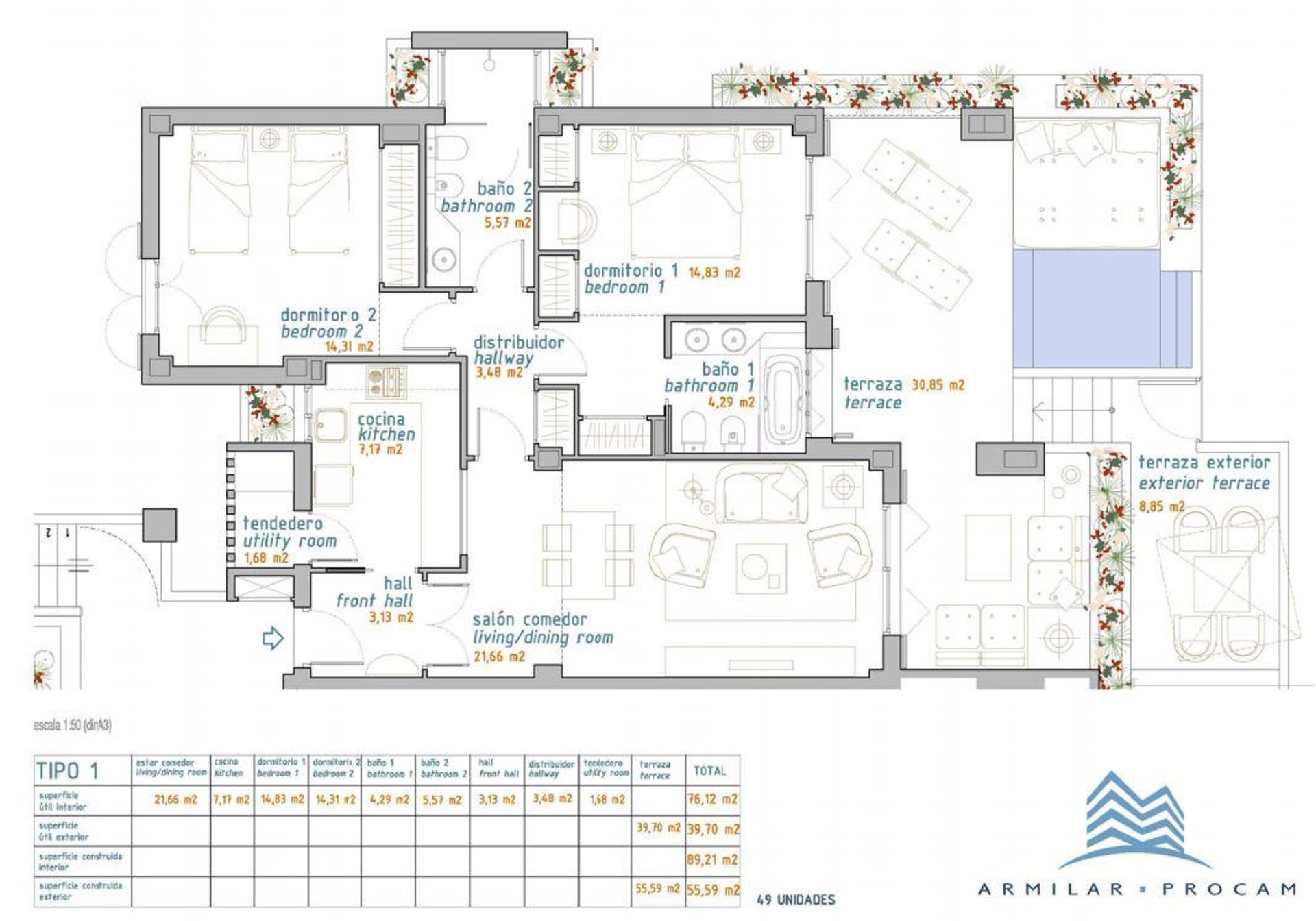 Kondominium w Fuente-Alamo w Murcji, Murcja 10876402