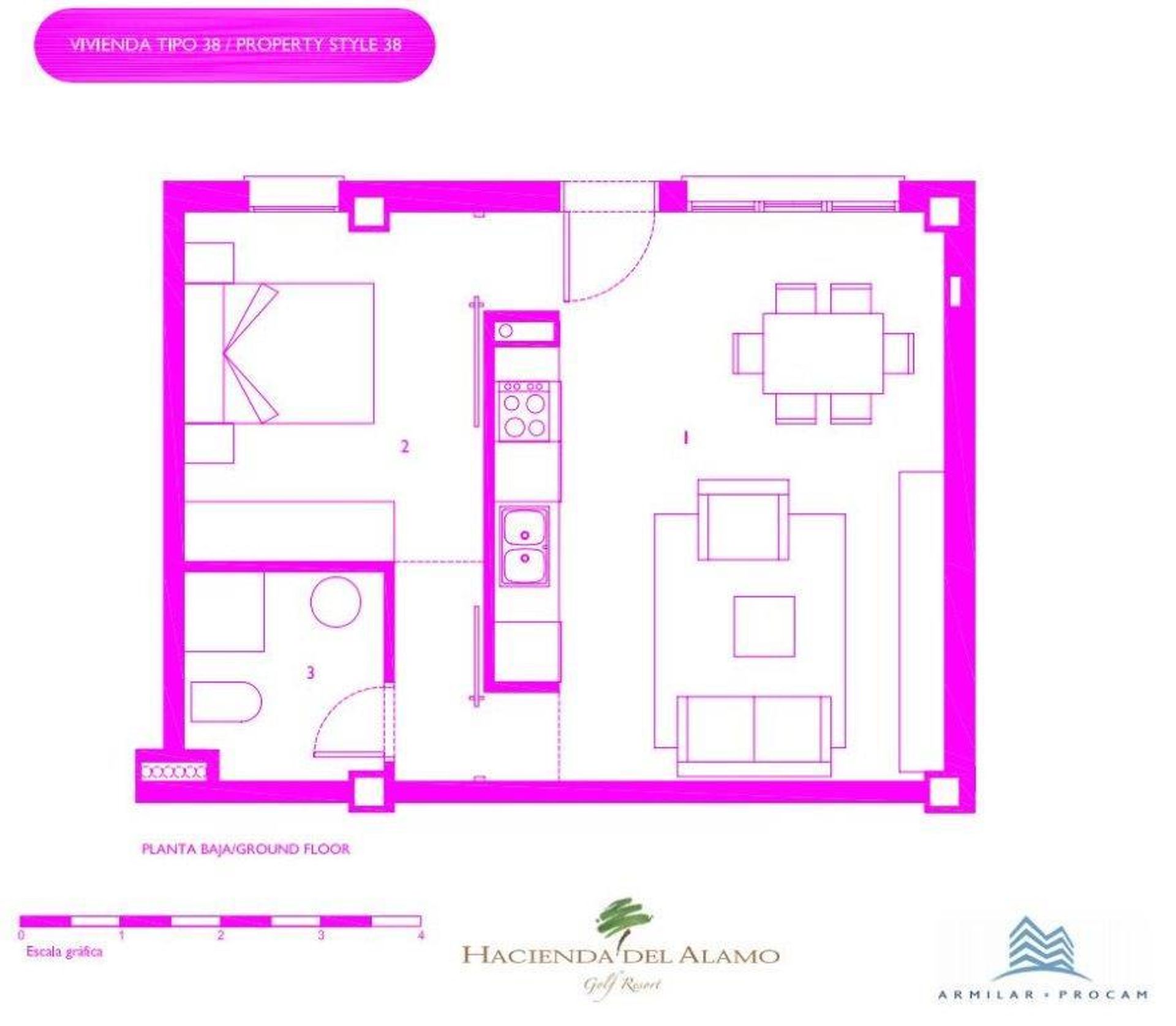 Kondominium w Fuente Álamo de Murcia, Region of Murcia 10876435