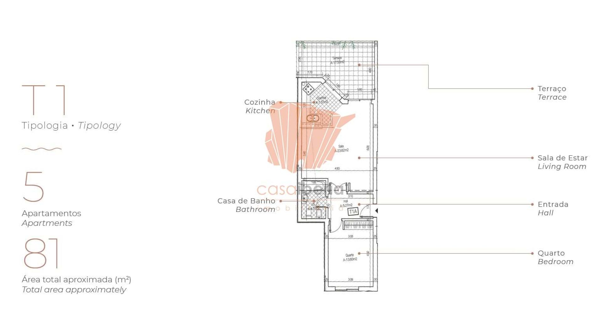 Kondominium dalam Olhão, Faro District 10885529