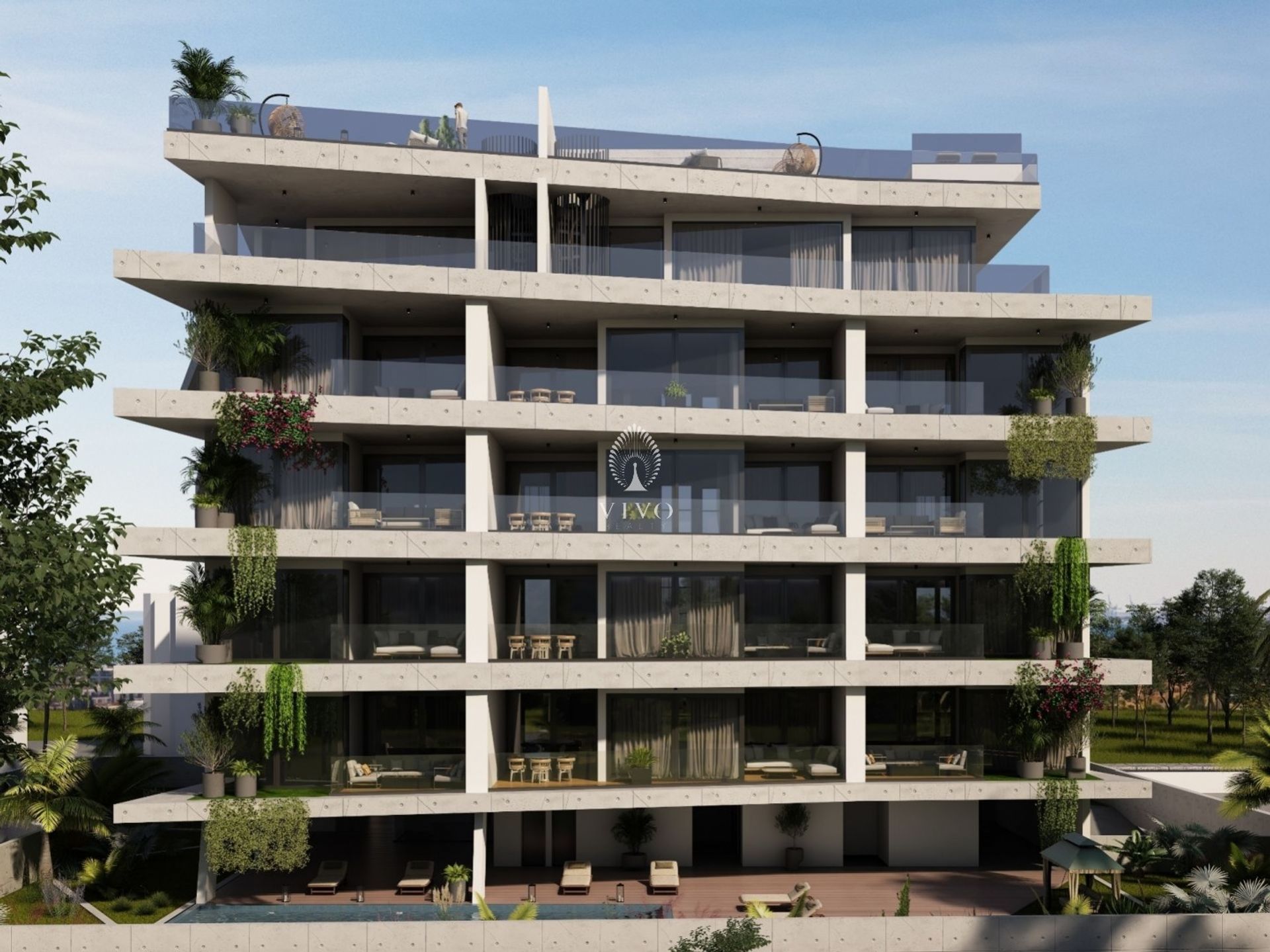 Kondominium dalam Germasogeia, Limassol 10985191