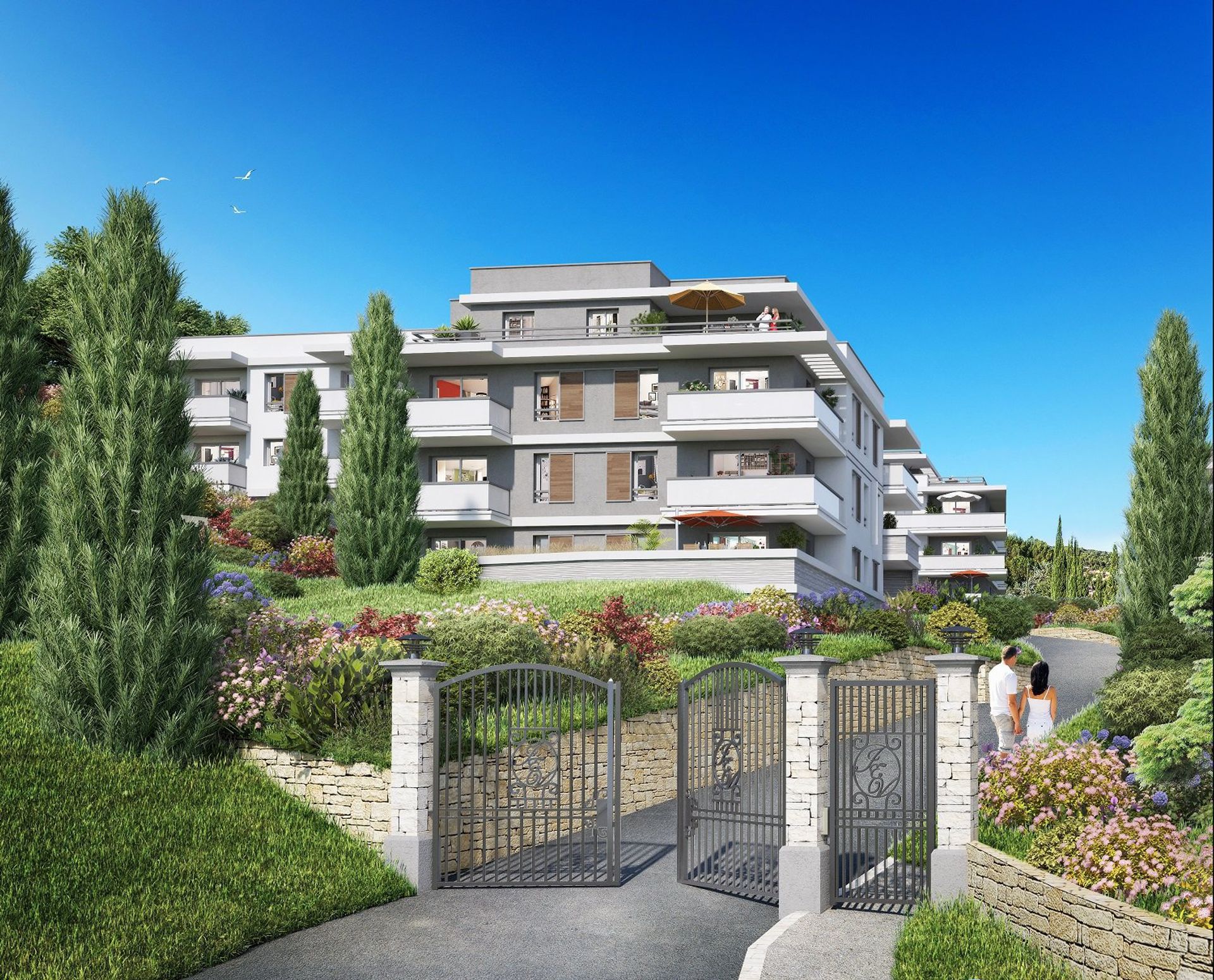 Kondominium dalam Mougins, Provence-Alpes-Côte d'Azur 10988160