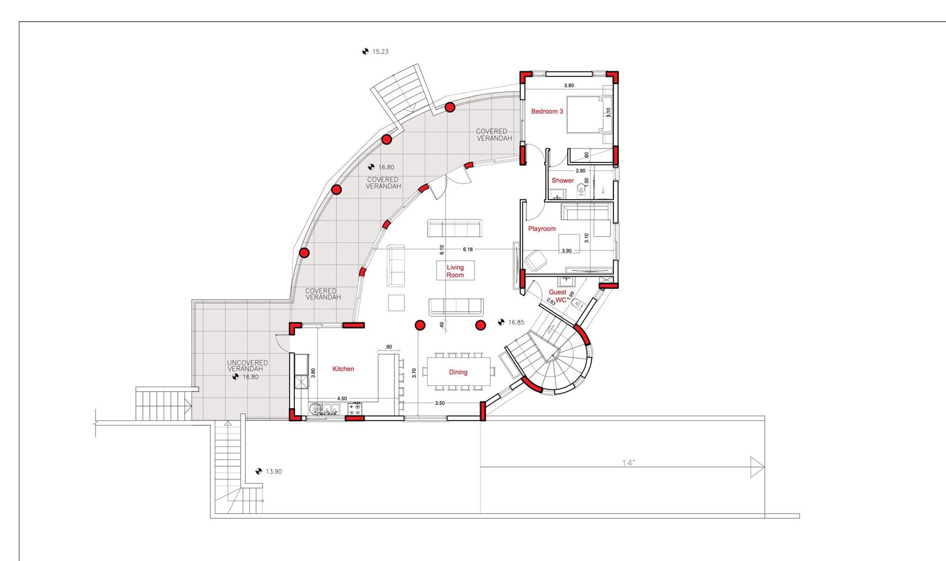 rumah dalam Peyia, Paphos 11064937