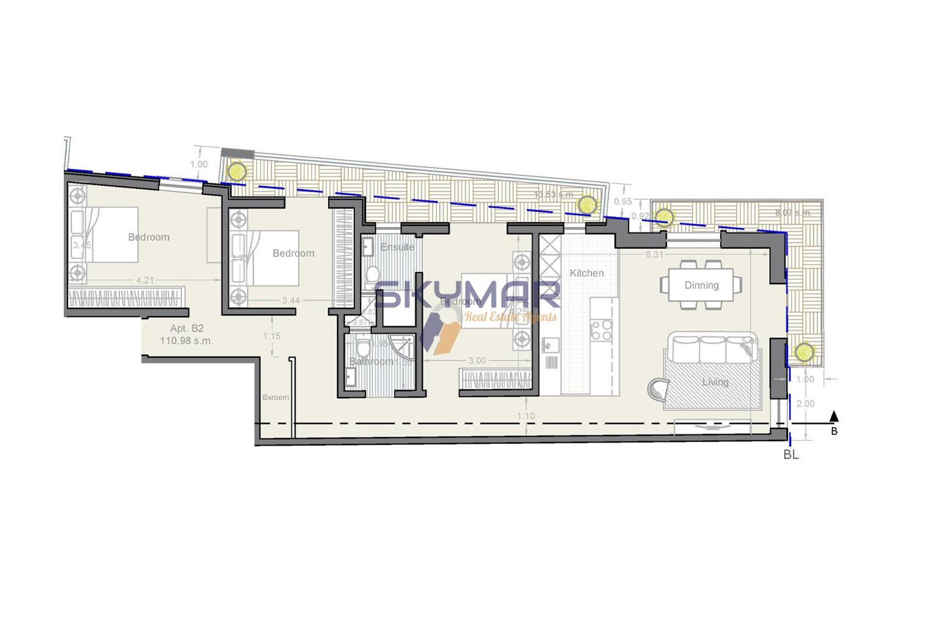 Kondominium w Saint Paul's Bay,  11069054