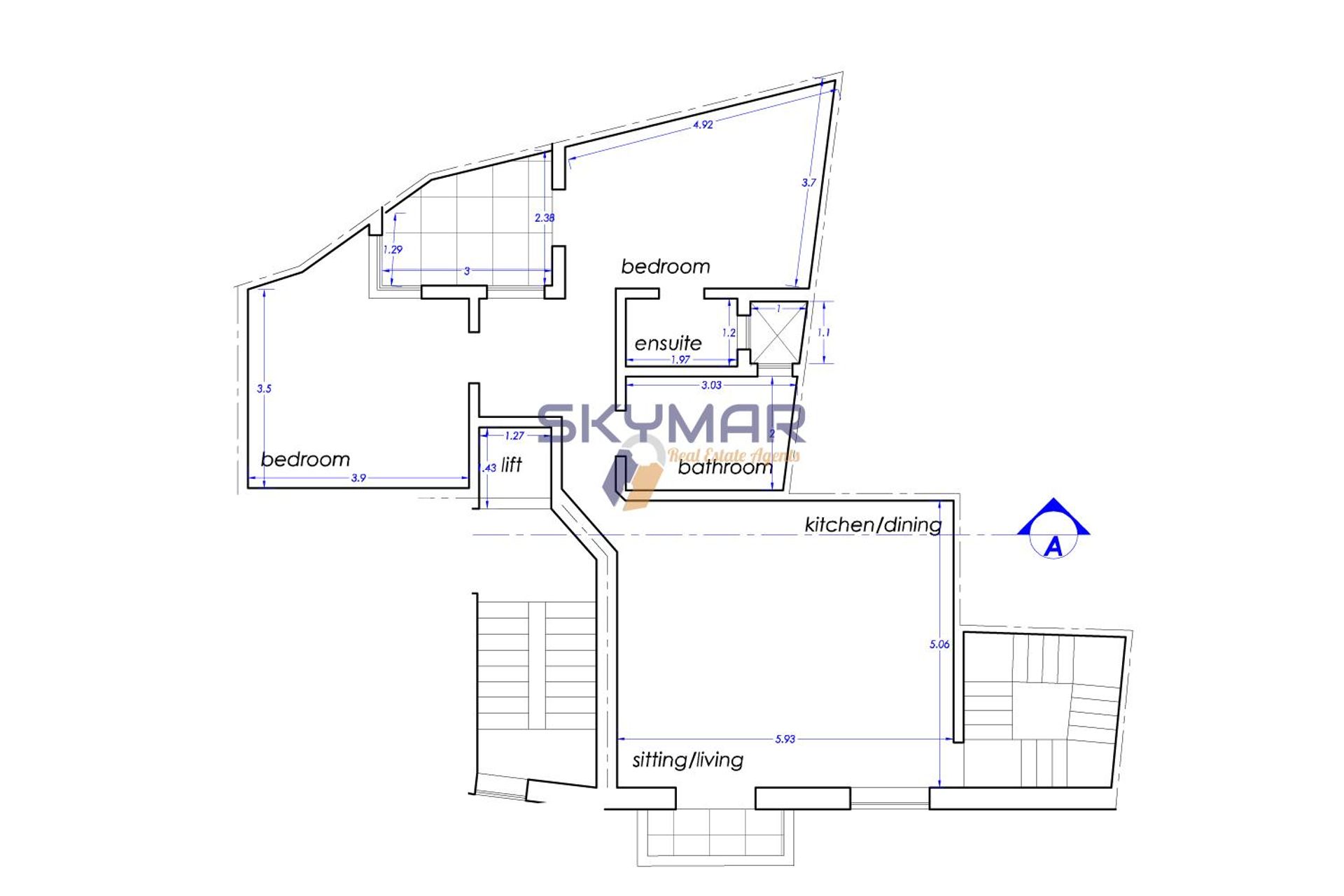 Osakehuoneisto sisään Birkirkara,  11069535