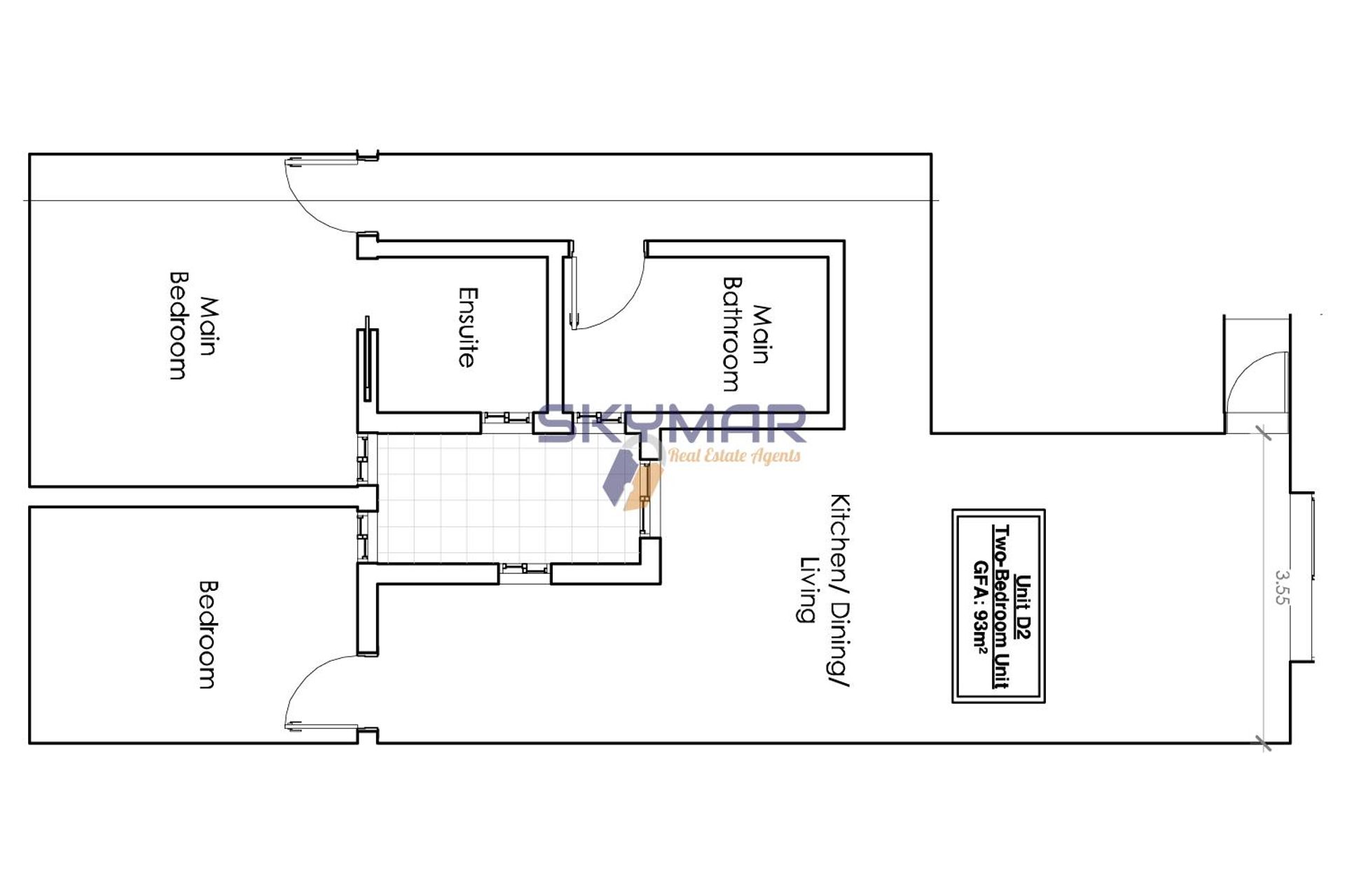 Kondominium w Senglea, Wyspa 11069659