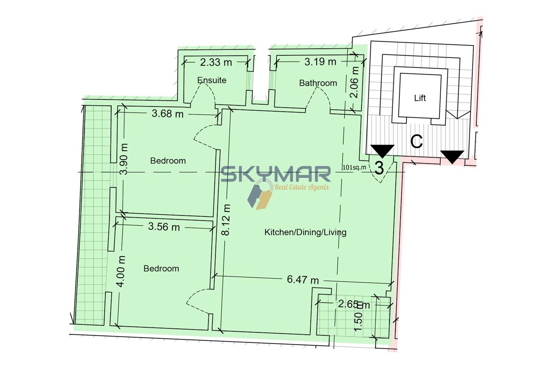 Kondominium w Hamrun,  11101010