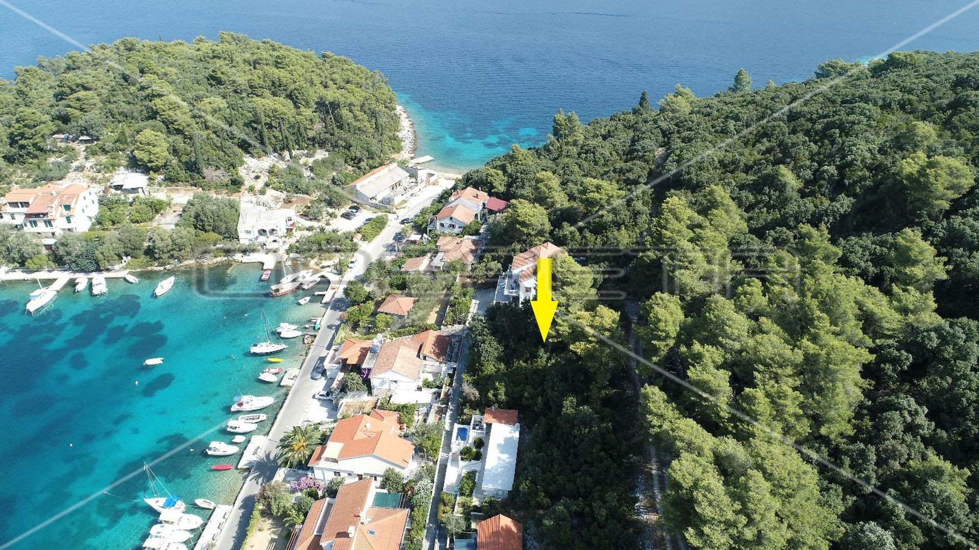 भूमि में Korcula, Dubrovacko-Neretvanska Zupanija 11108487