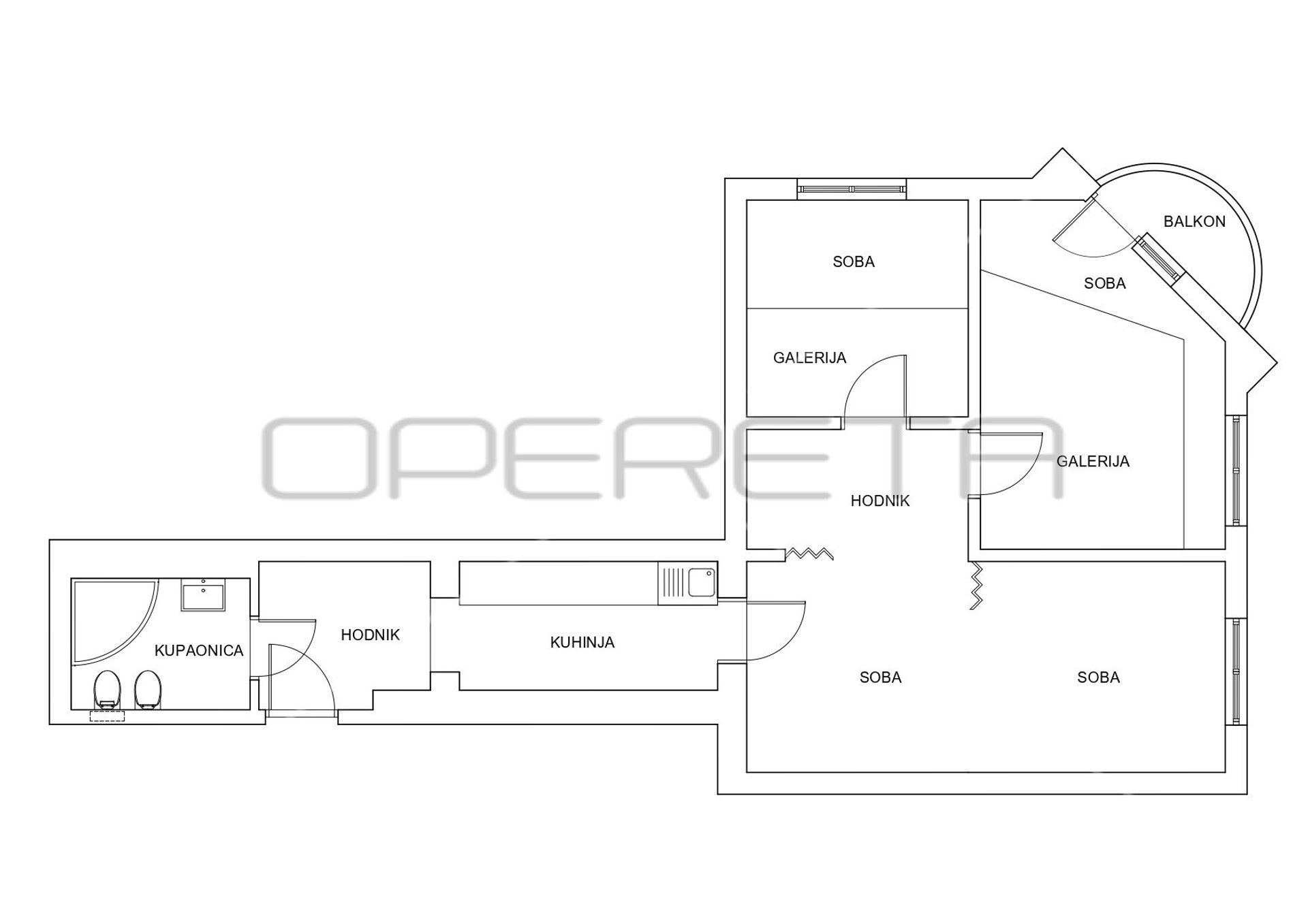 Condominium dans Zagreb,  11108553