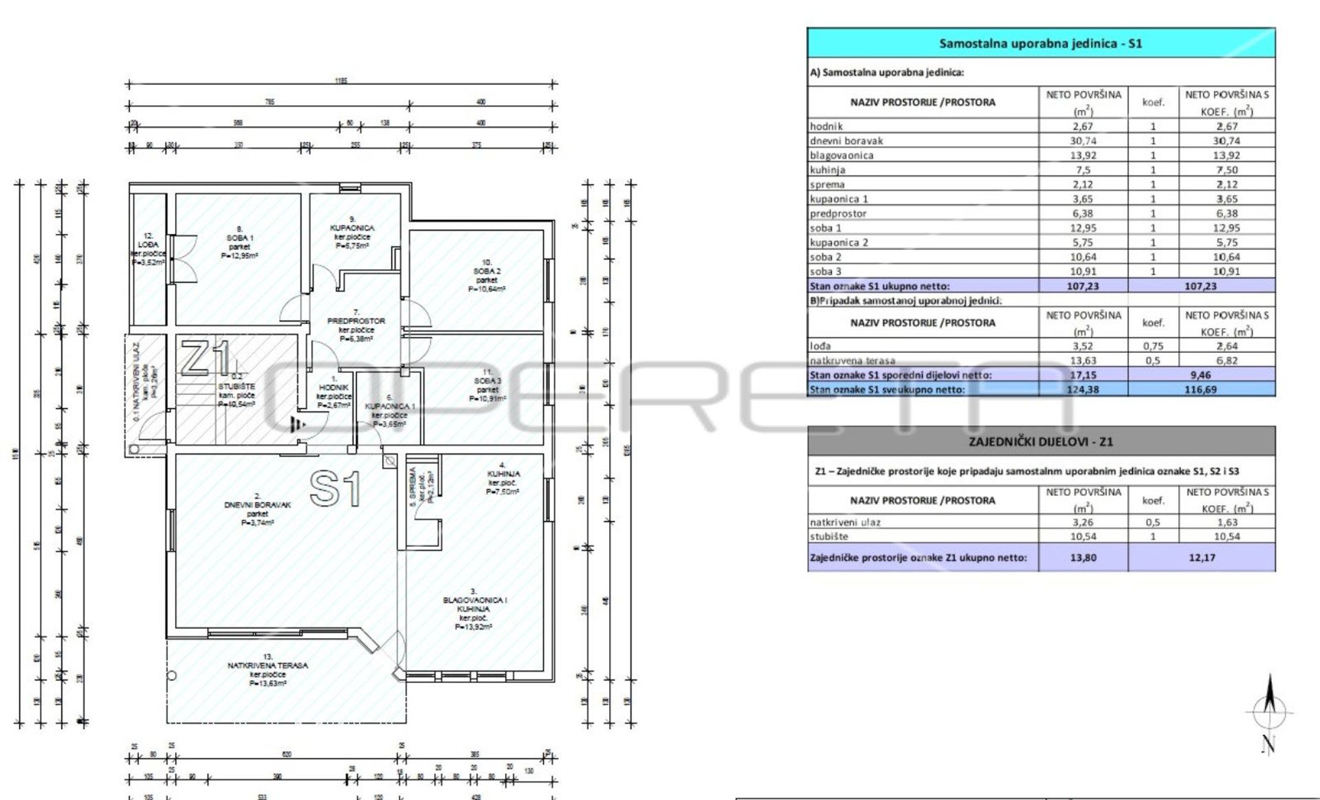 公寓 在 Kaštel Stari, Splitsko-dalmatinska županija 11108584