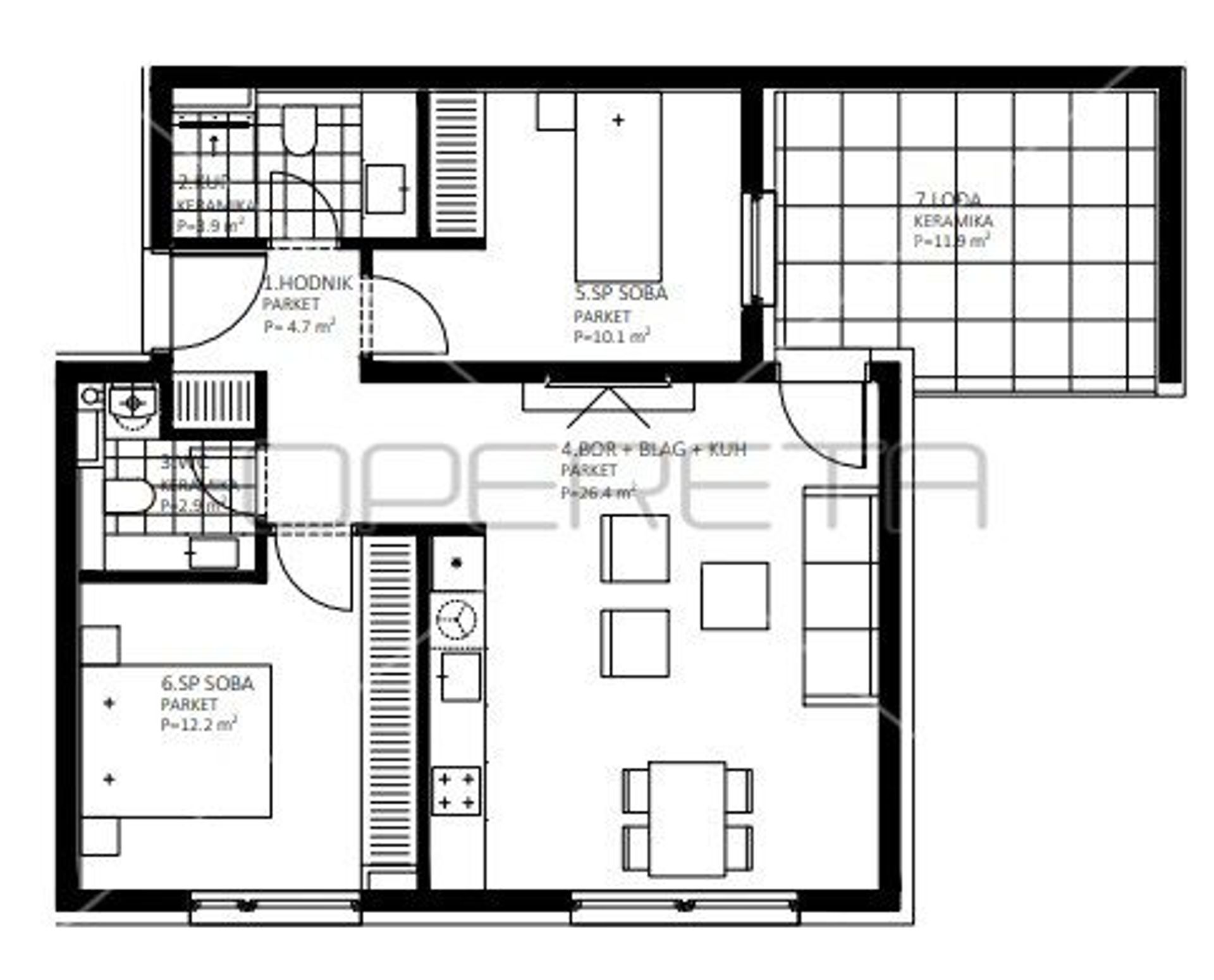 Condominium dans Zapresic, Zagrebacka Zupanija 11109536