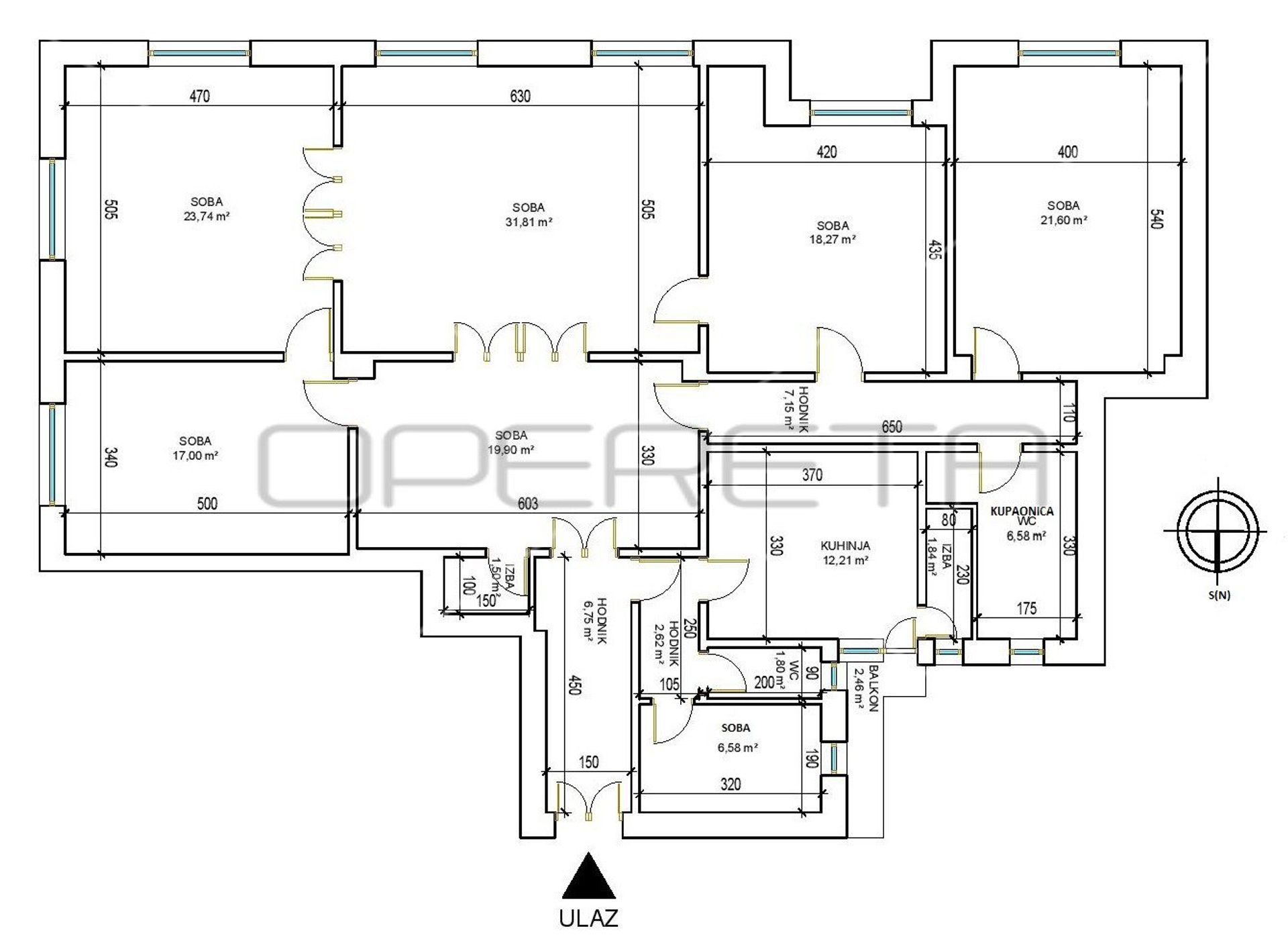 Condominium dans Zagreb,  11109545