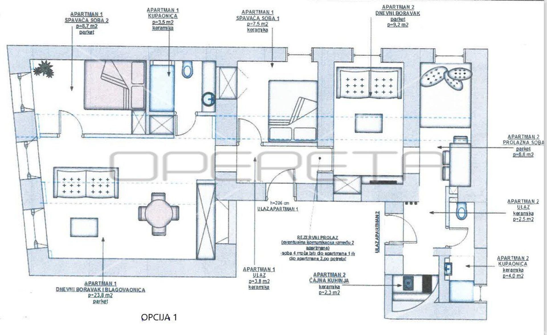 Condominium in Zagreb,  11109597