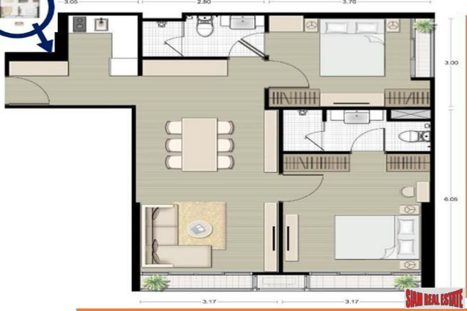 Kondominium w Khlong Toei, Krung Thep Maha Nakhon 11117076