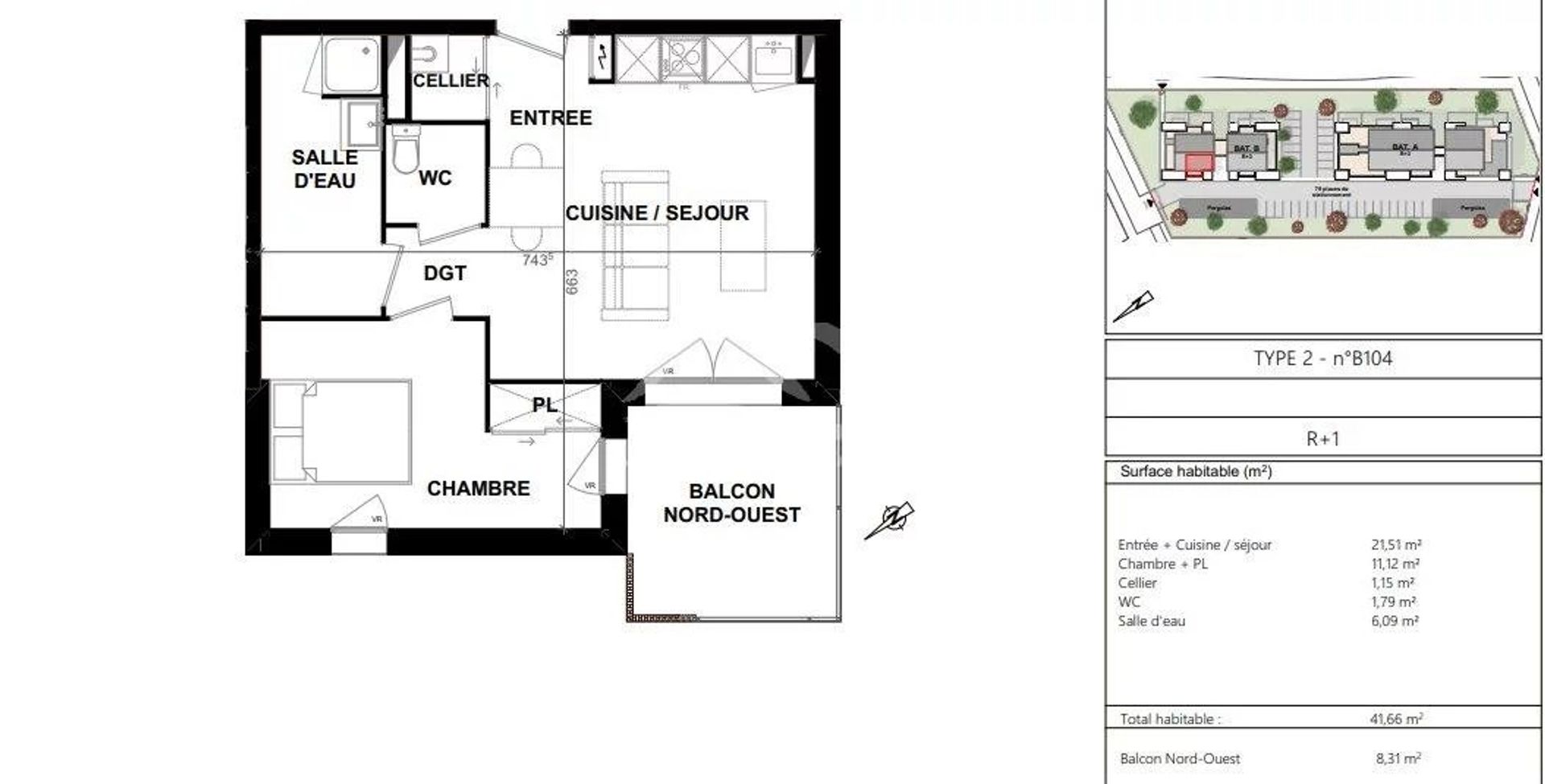 Condominio nel Biscarrosse, Nuova Aquitania 11120140