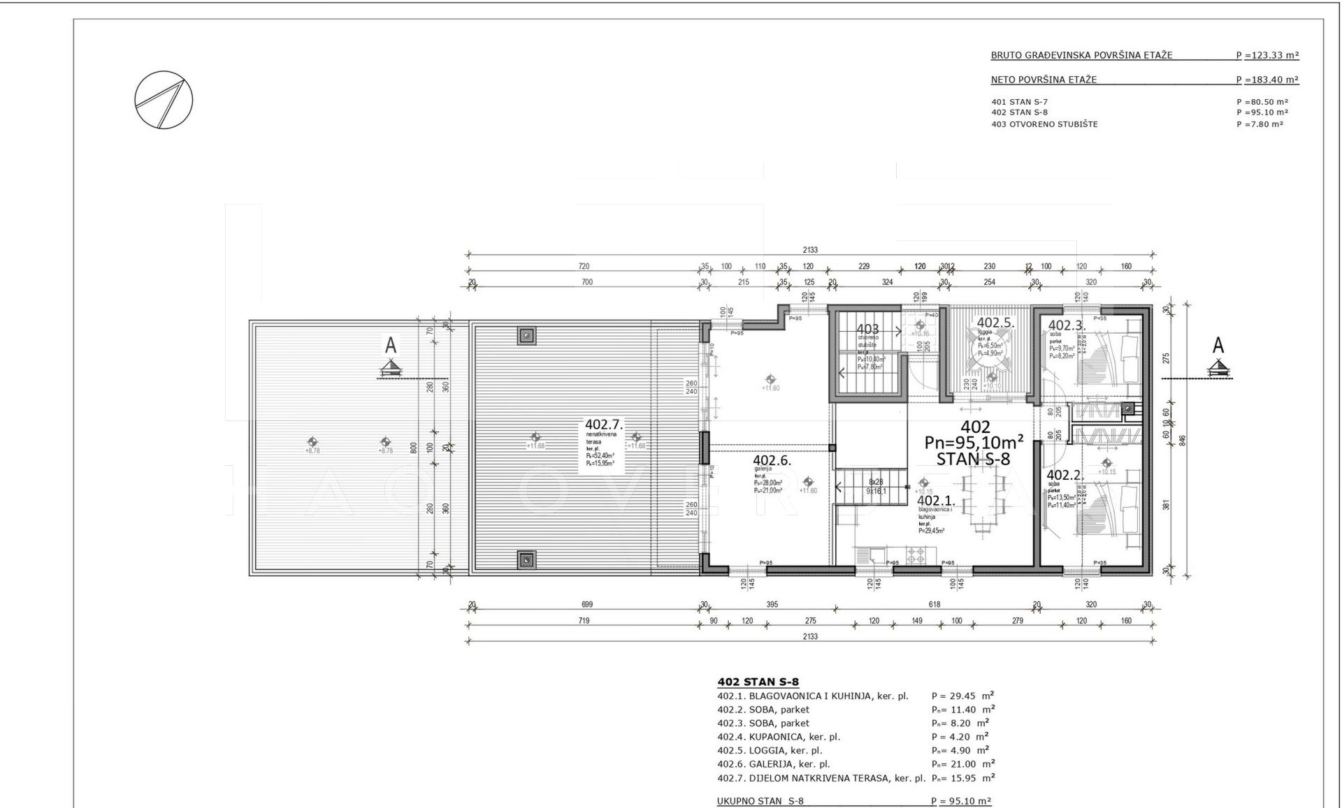 Condominium dans Mandre, Zadarska županija 11128887