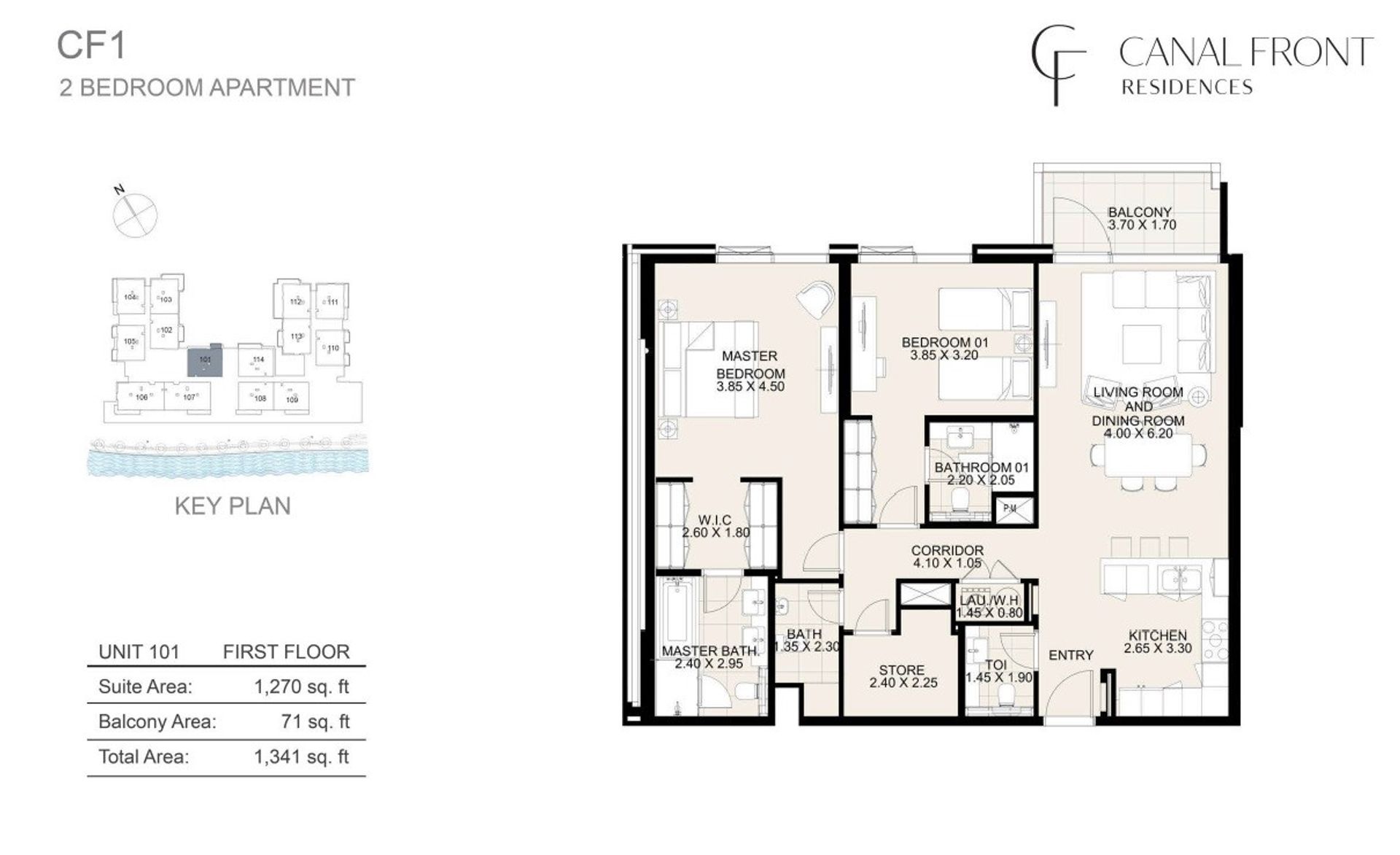 Condominium in Dubai, Dubayy 11137621