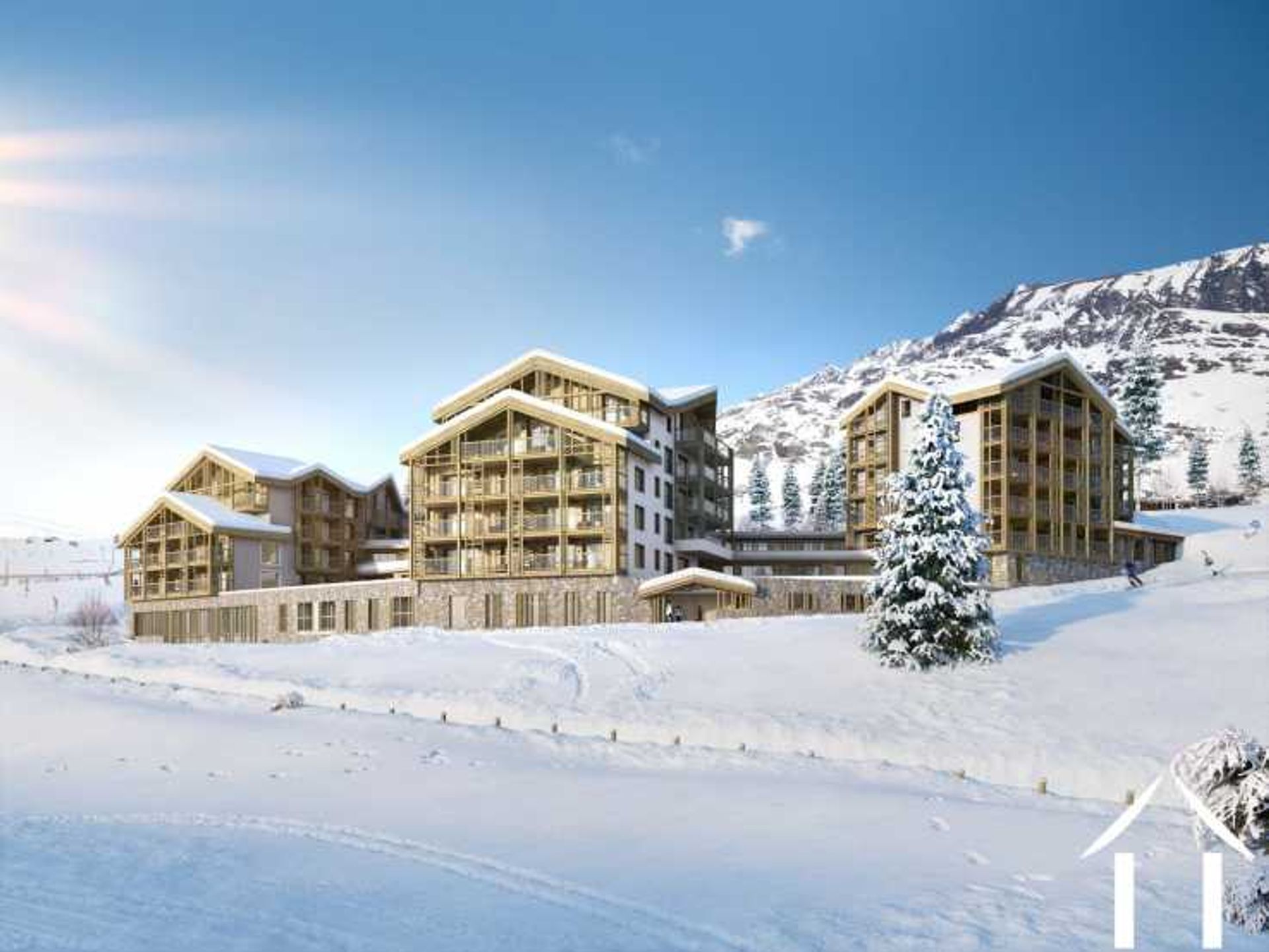 Condominio en huez, Auvernia-Ródano-Alpes 11141036