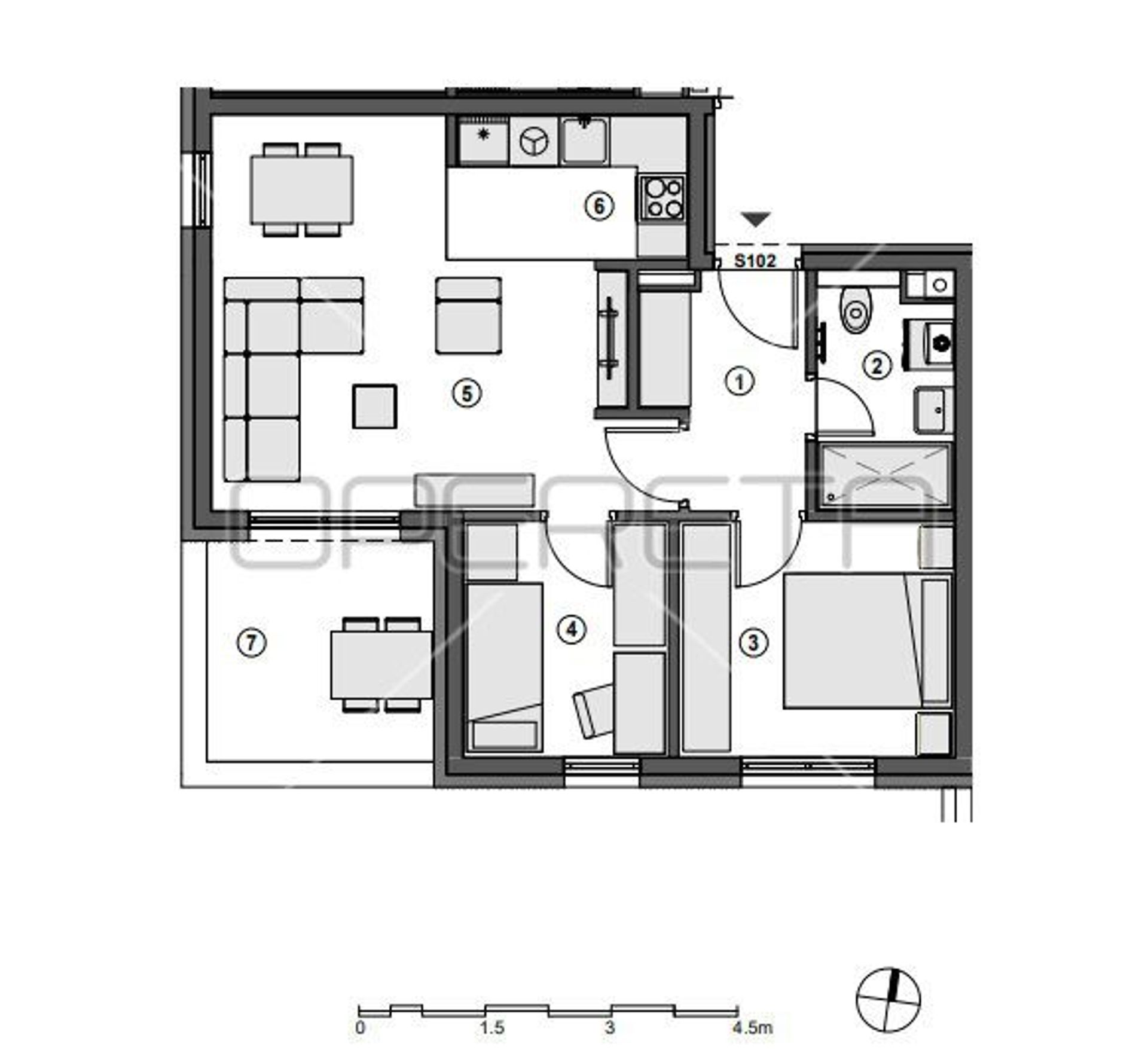 Condominio en Stenjevec, Zagreb, Graduado 11145845