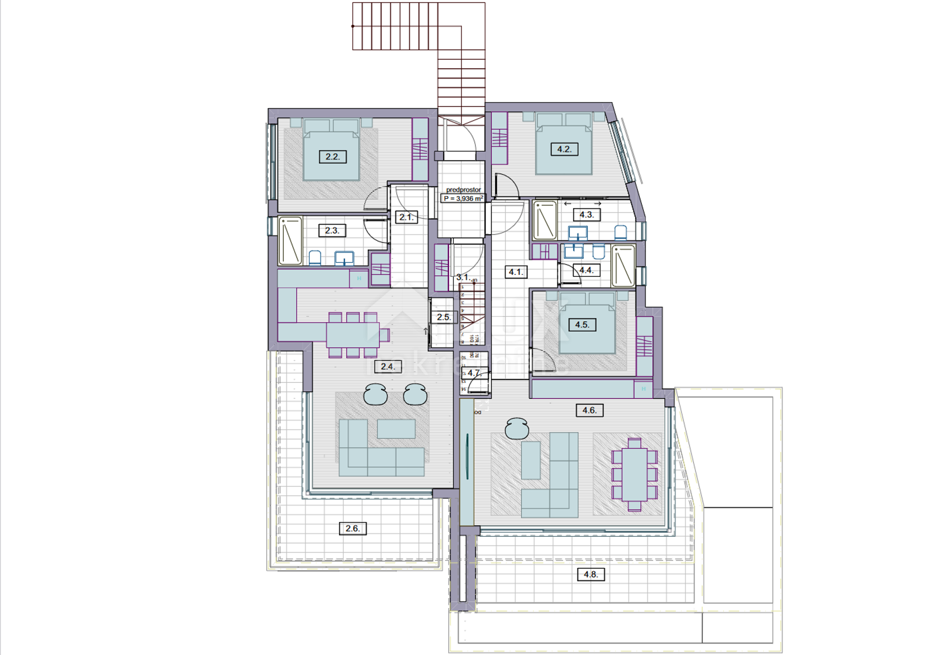 Condominium dans Krk, Primorje-Gorski Kotar County 11146673