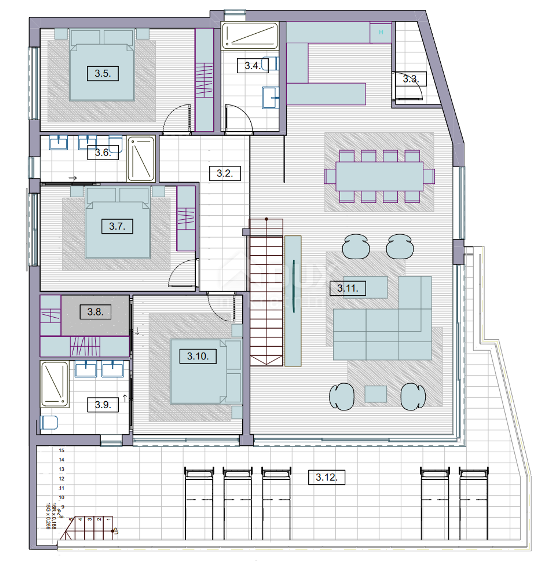 Condominio en Krk, Primorje-Gorski Kotar County 11159799