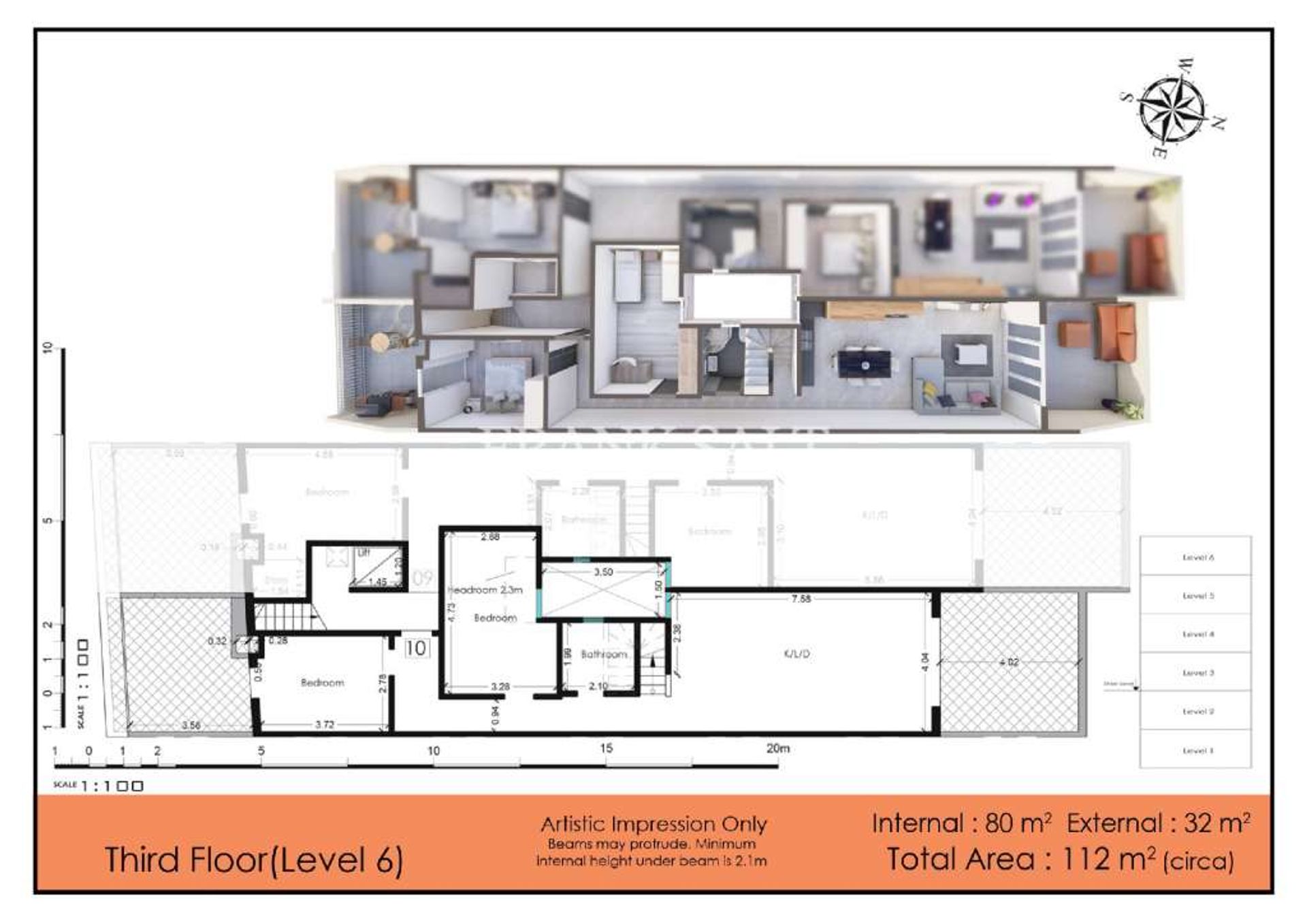 Condominium in Gharb,  11167647