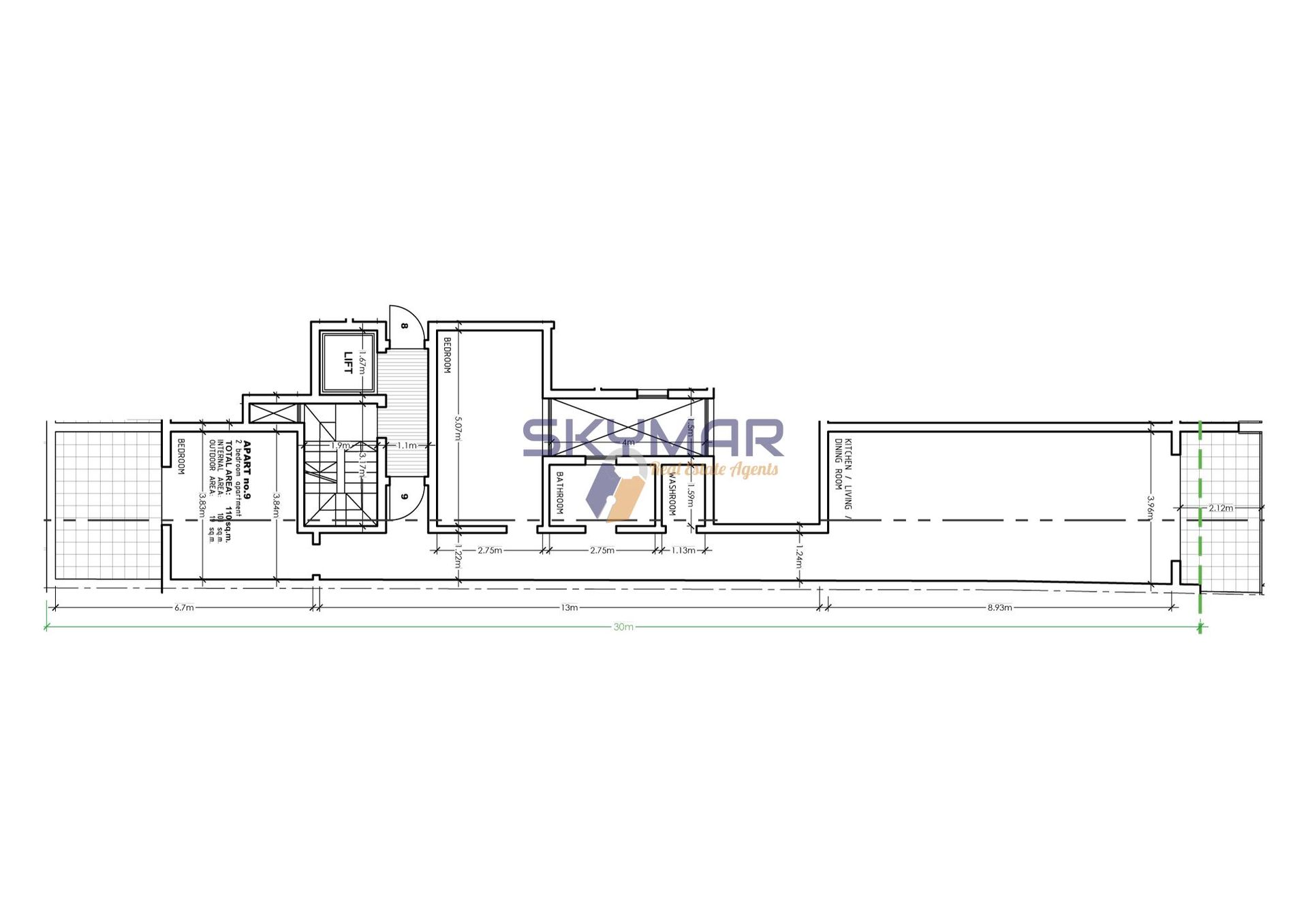 Kondominium w Wied l-Arkata, Mosta 11174595