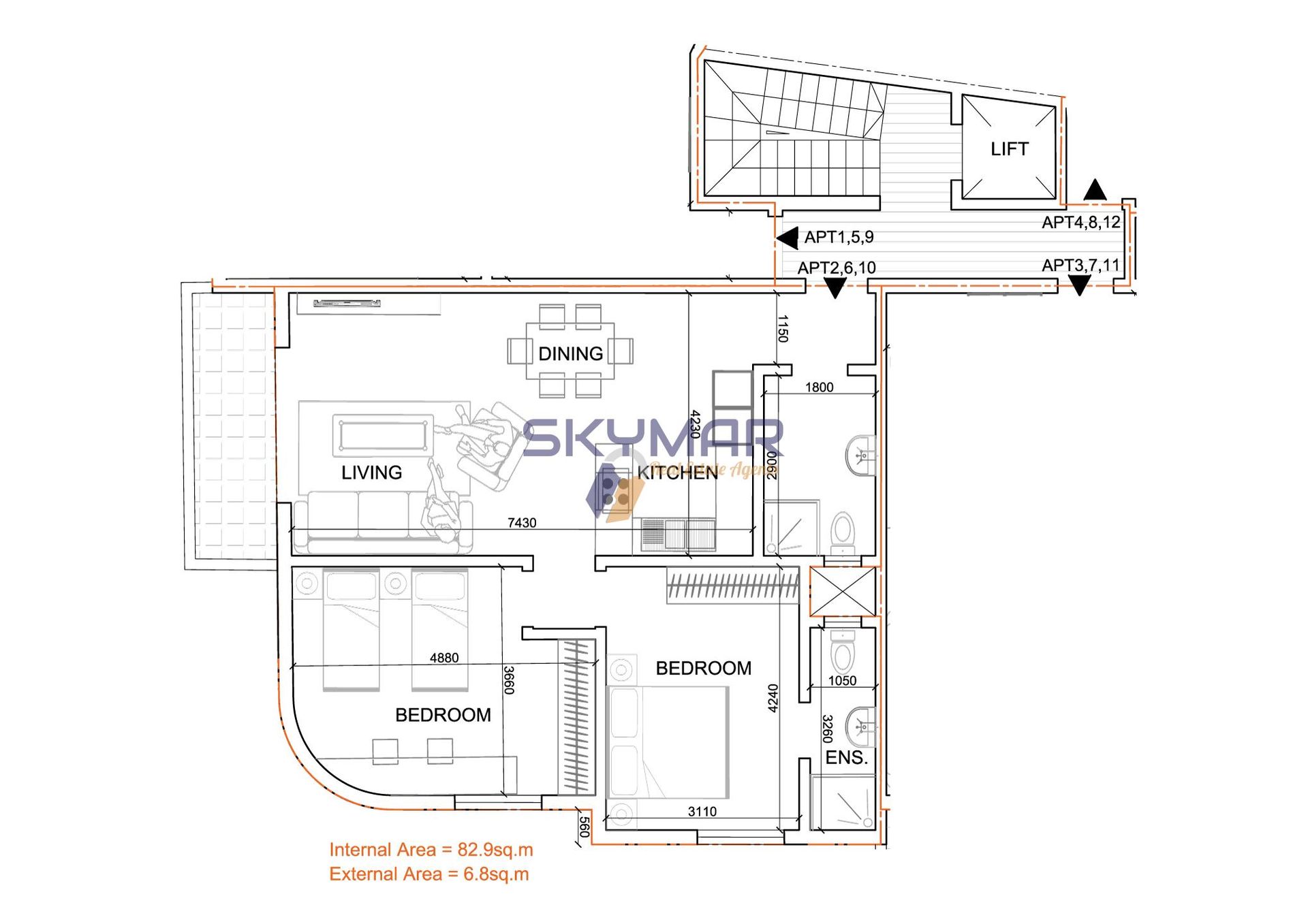 Kondominium di Birkirkara,  11174610