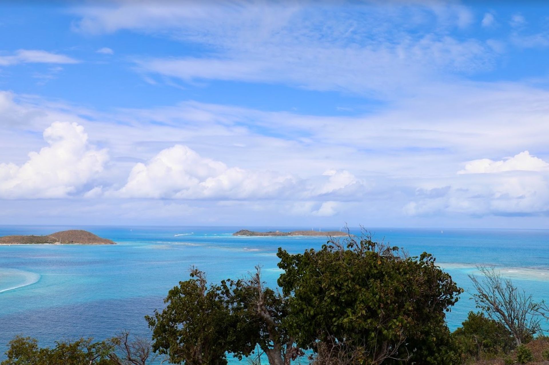 Tierra en bahía de coral, Islas Virgenes 11176821