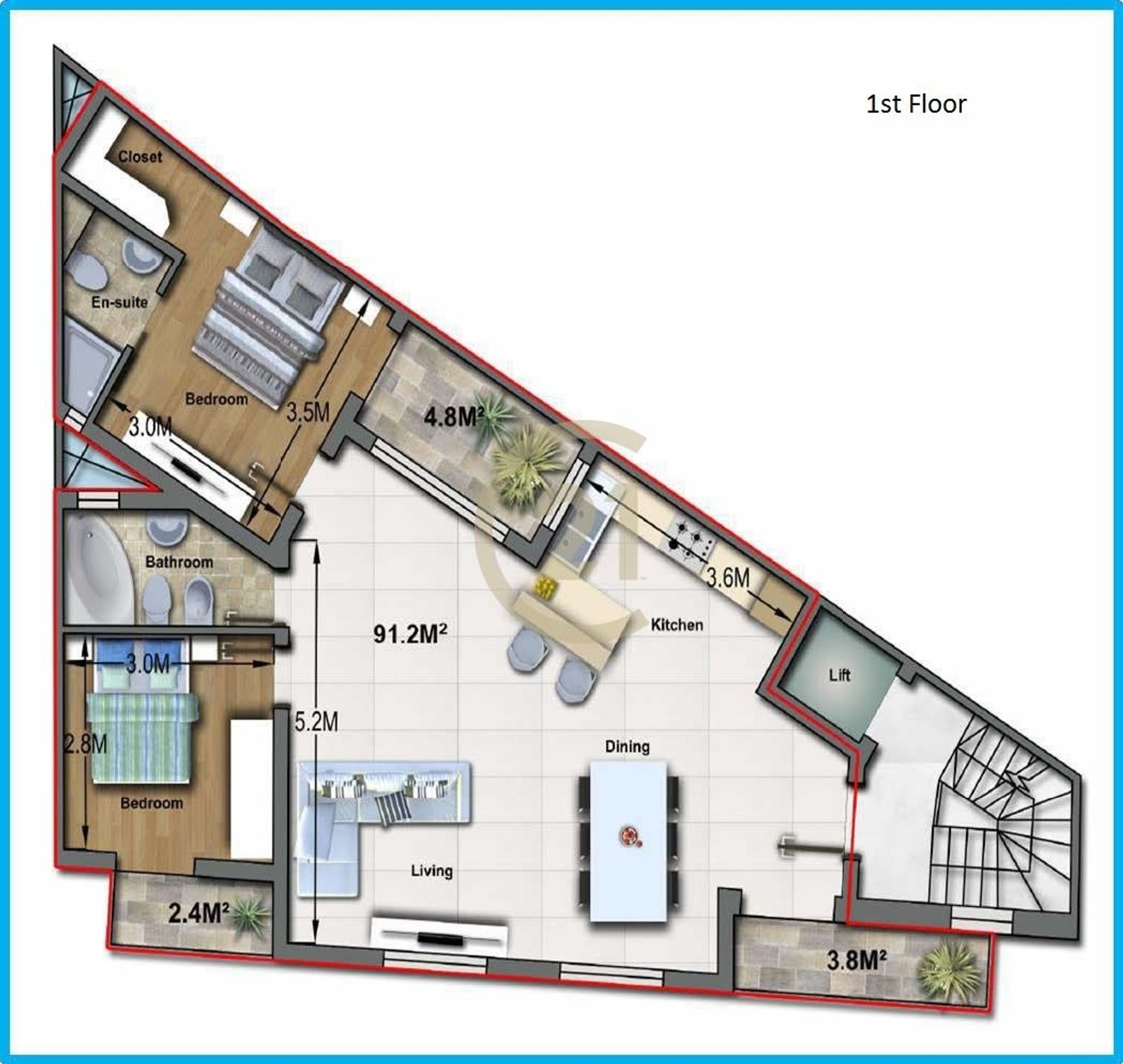 Condominium in Tal-Mejda, Swieqi 11177777