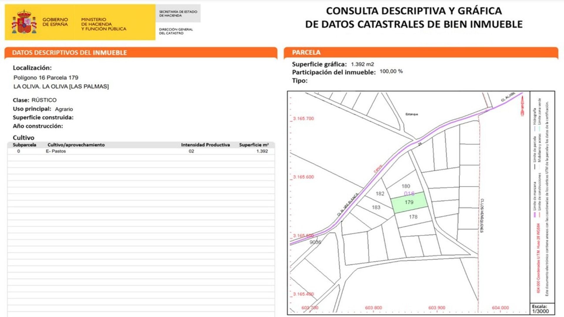 Γη σε La Oliva, Canarias 11179901