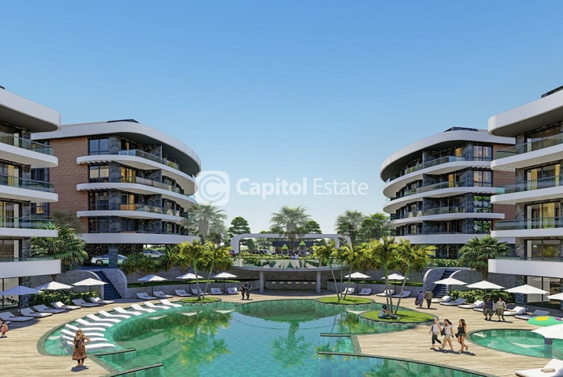 Condominio en Oba, Antalya 11180370