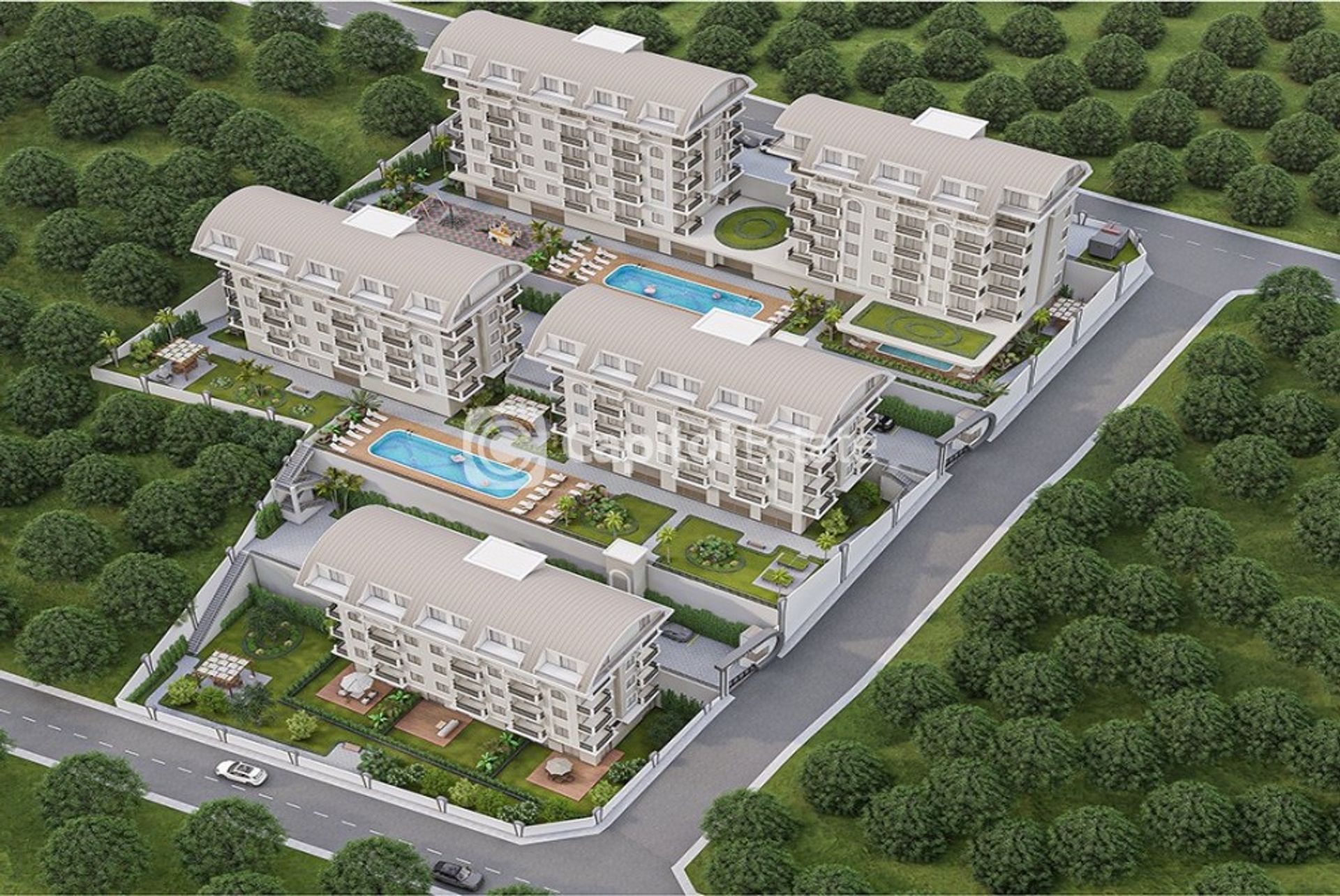 Condominio nel Konaklı, Antalya 11180386