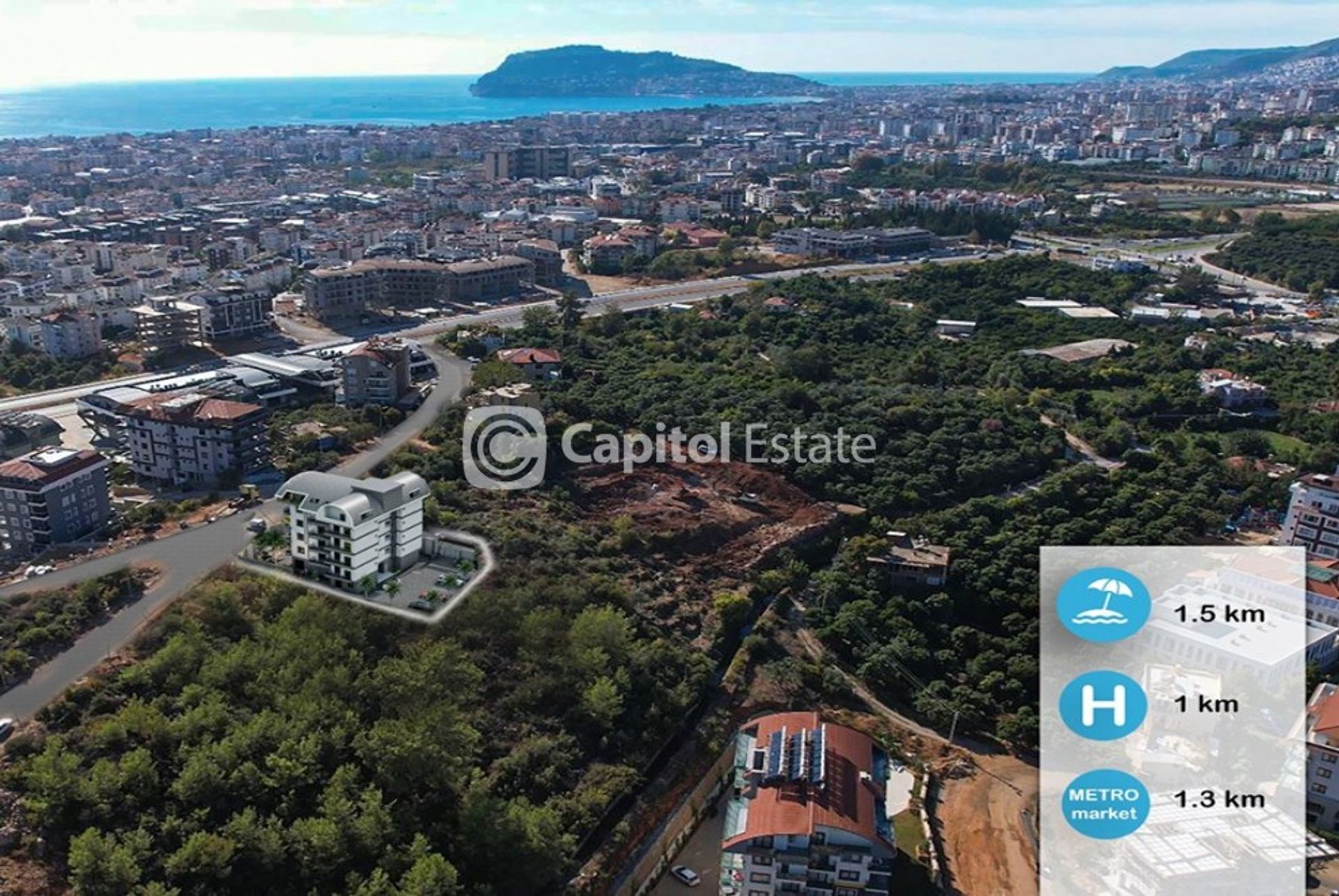 Condominio en Kestel, Antalya 11180497