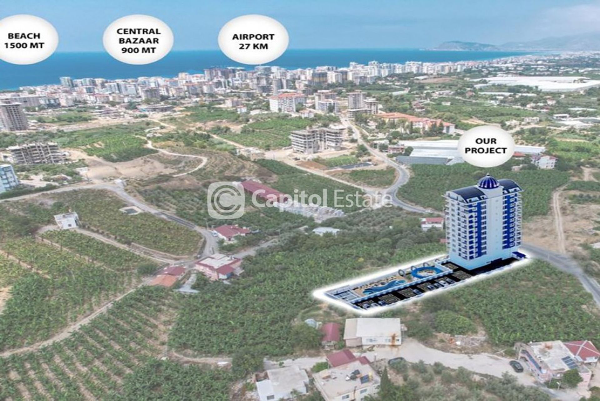 Condominio en Kestel, Antalya 11180522