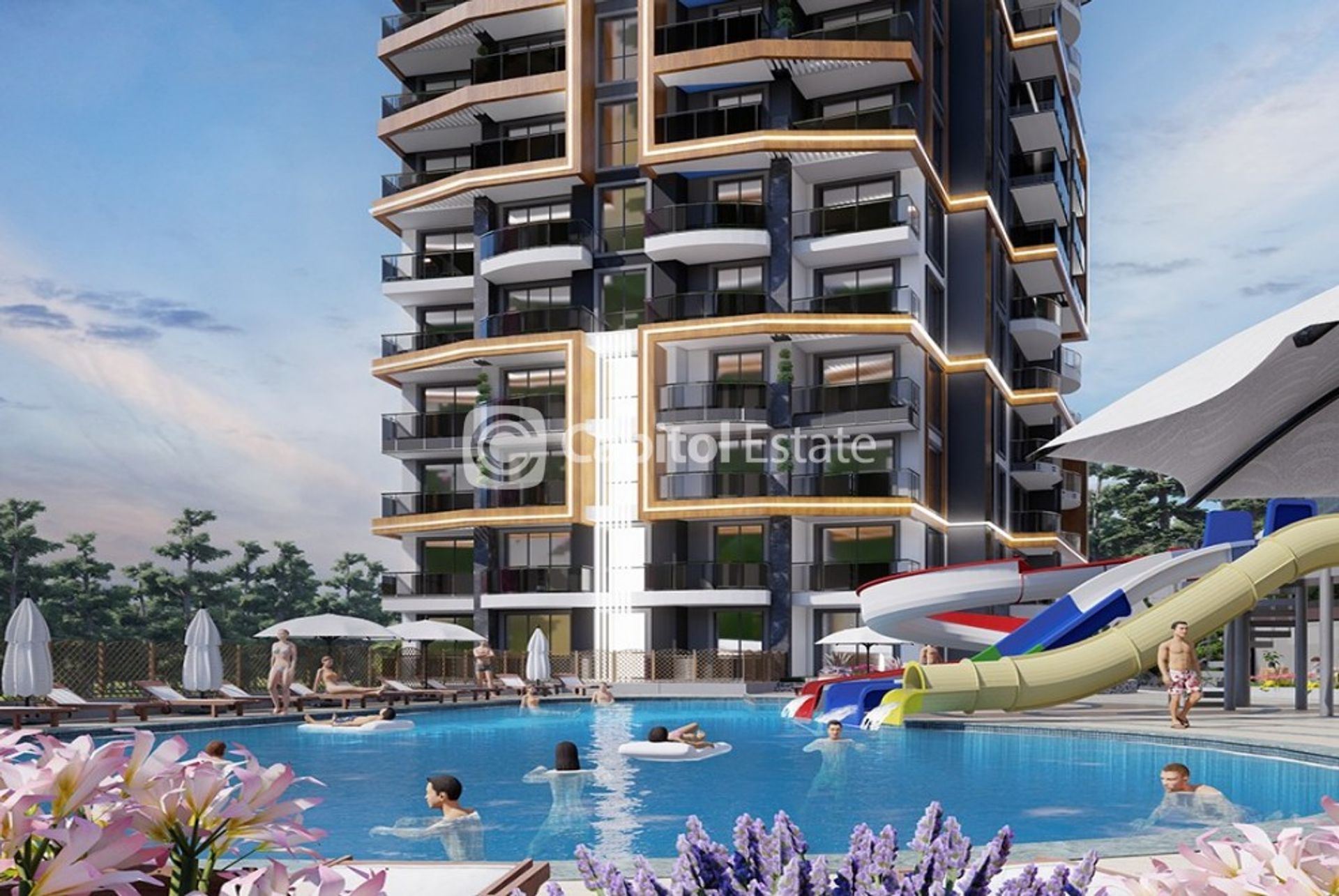 Condominium in Mahmutlar, Antalya 11180681