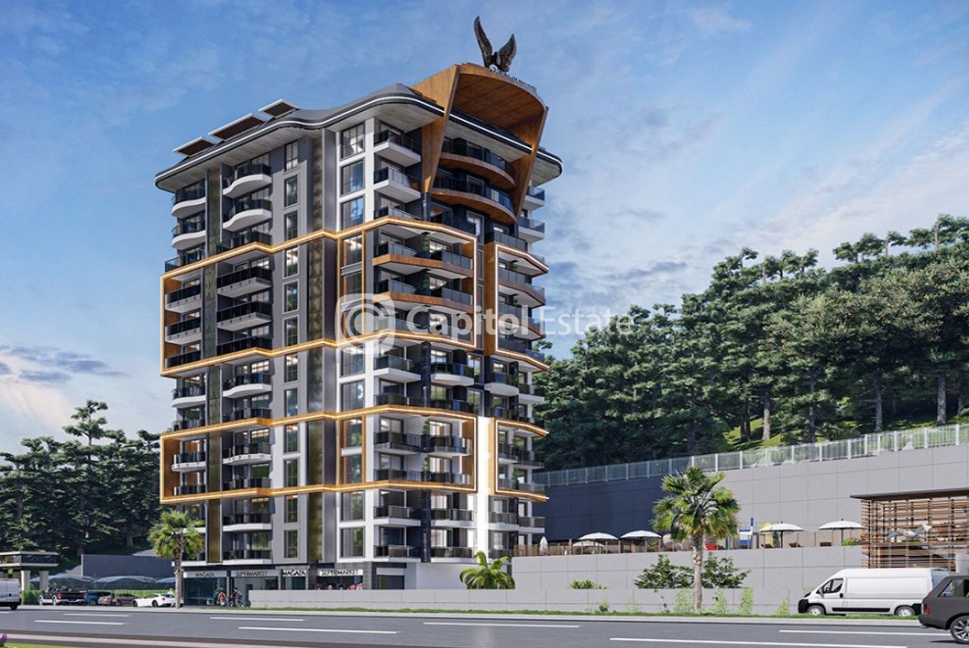 Condominium in Kestel, Antalya 11180681