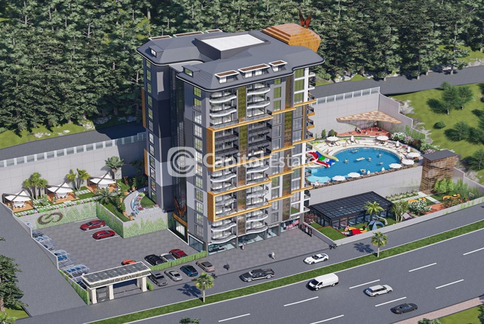 Condominium in Kestel, Antalya 11180681