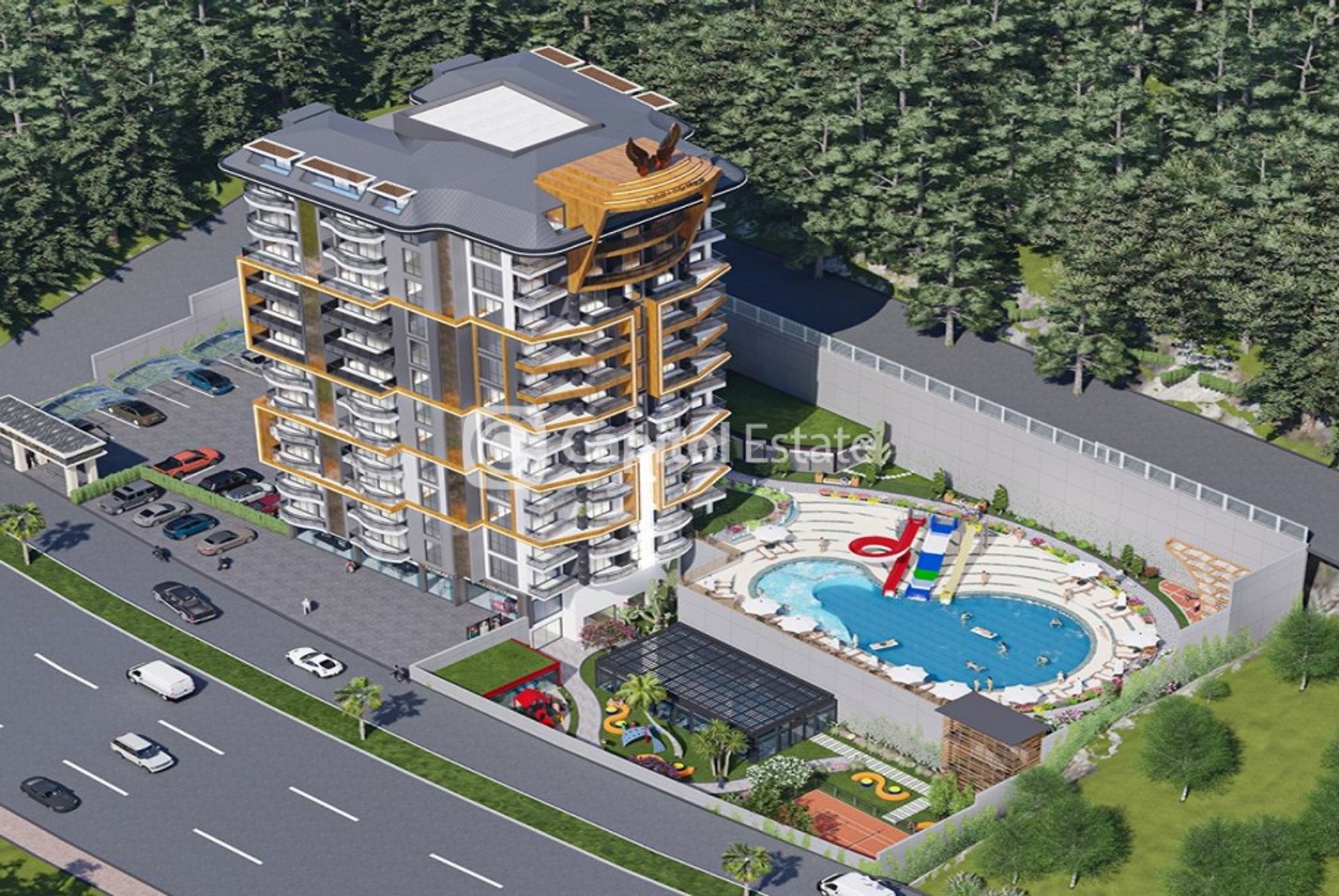 Condominium in Mahmutlar, Antalya 11180681