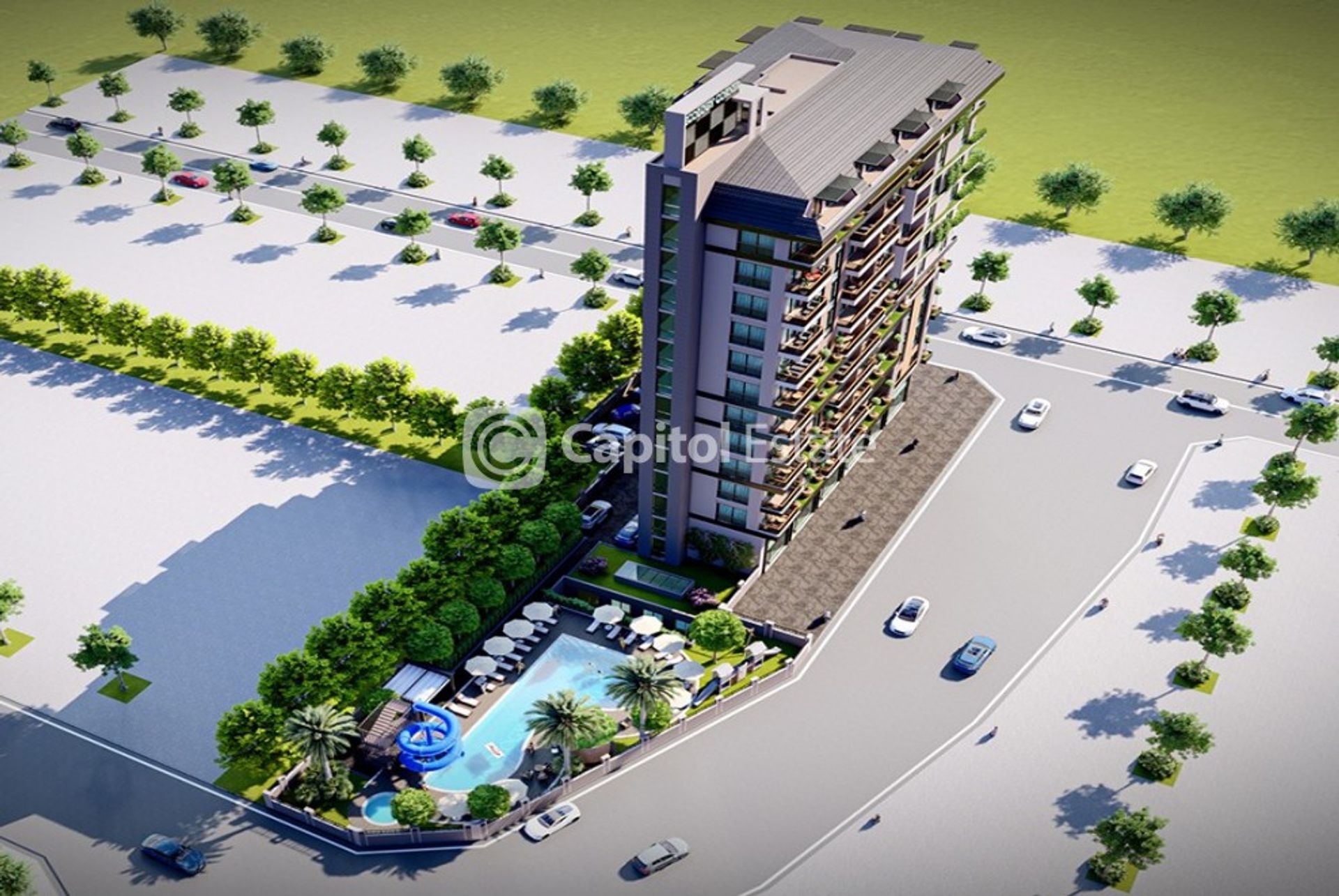 Condominium in Mahmutlar, Antalya 11180861