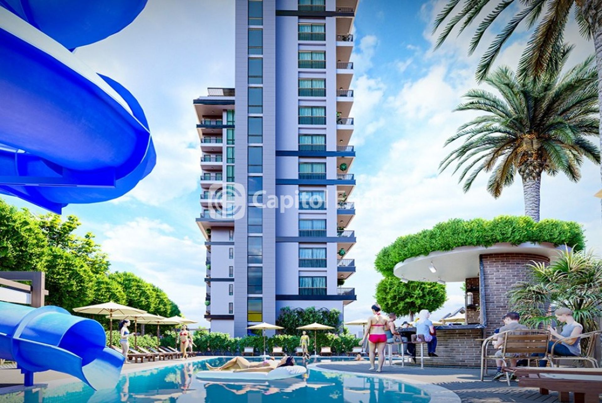 Condominium in Mahmutlar, Antalya 11180861