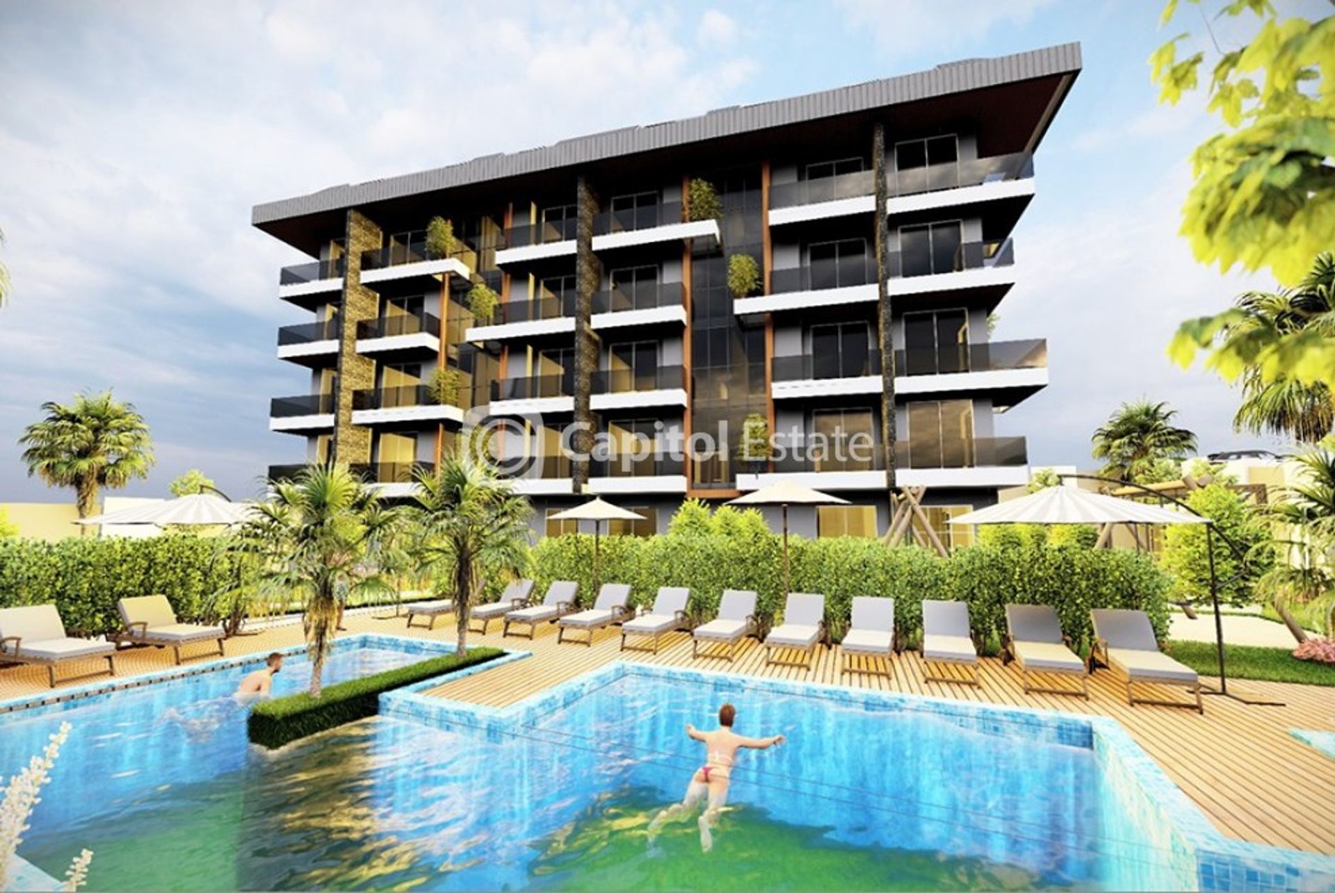 Condominium in Kestel, Antalya 11181185